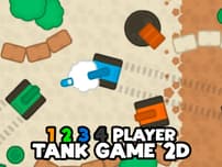 1 2 3 4 Player Tank Game 2D logo