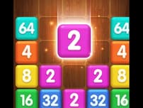 2048 neon game logo
