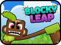 Blocky Leap logo