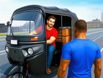 City Tuk Tuk Rickshaw Game logo