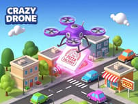 Crazy Drone Pizza Delivery logo