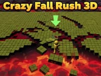 Crazy Fall Rush 3D logo