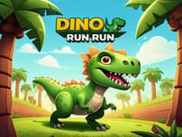 Dino run run logo