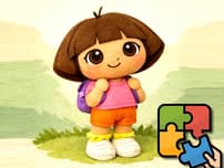 Dora Puzzle Challenge logo