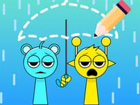 Draw One Part Brain Puzzle logo