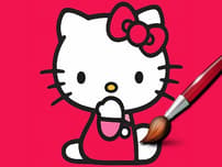 Easy Coloring Kitty logo