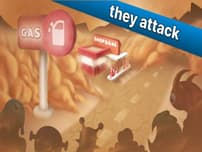 Gas station survival logo