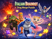 Italian Brainrot Drag Merge Puzzle logo