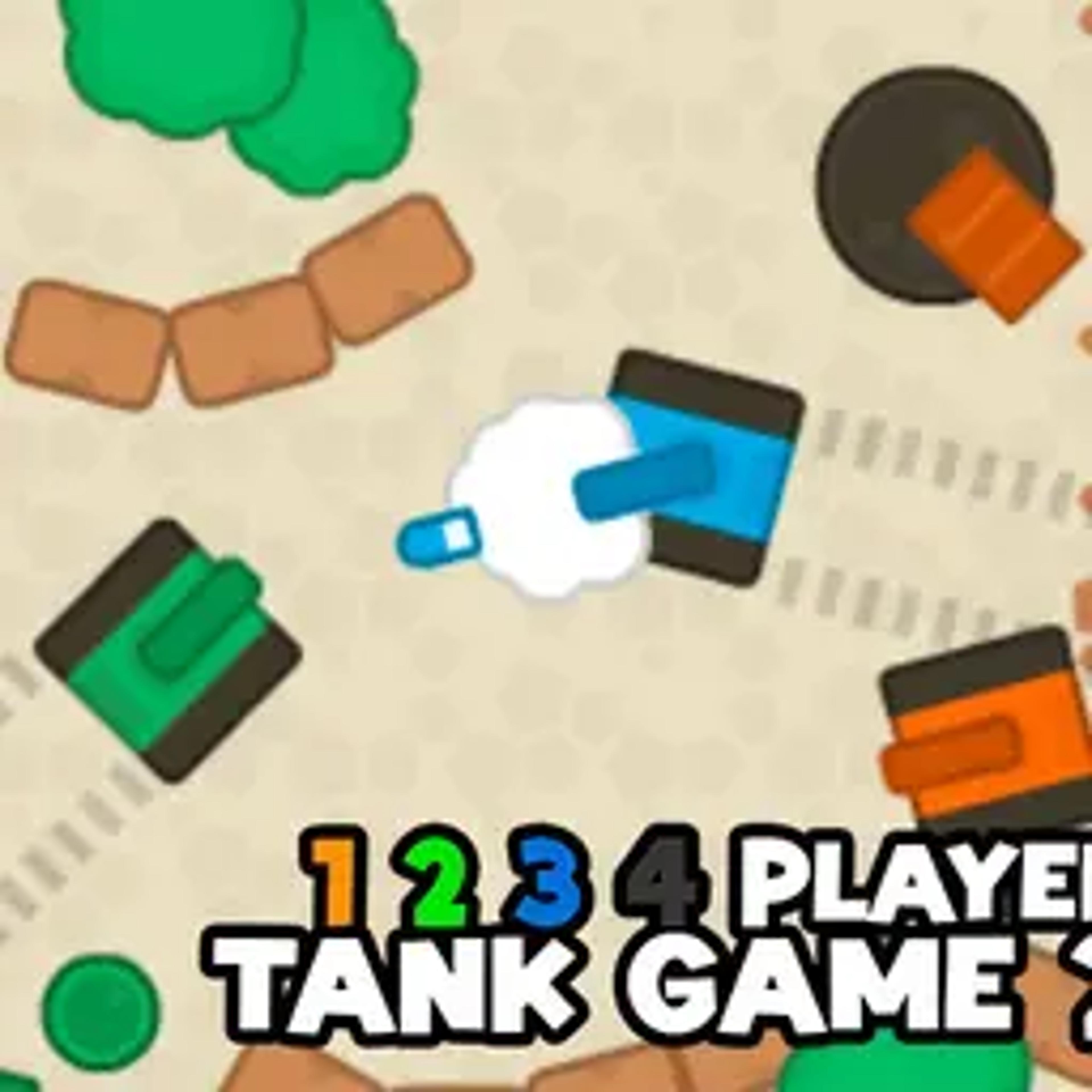 1 2 3 4 Player Tank Game 2D