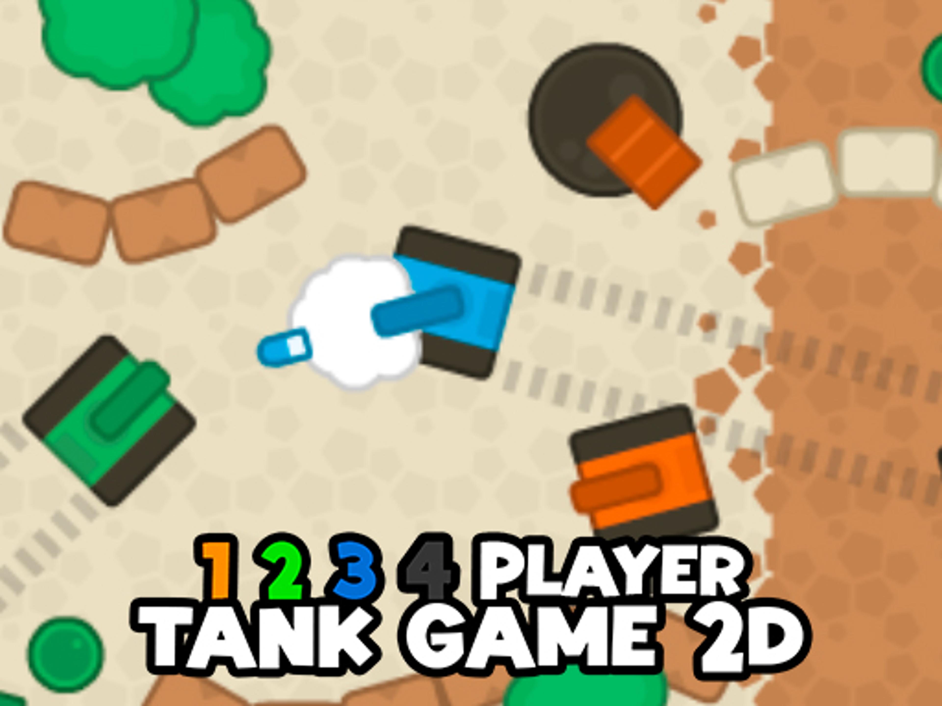 1 2 3 4 Player Tank Game 2D logo