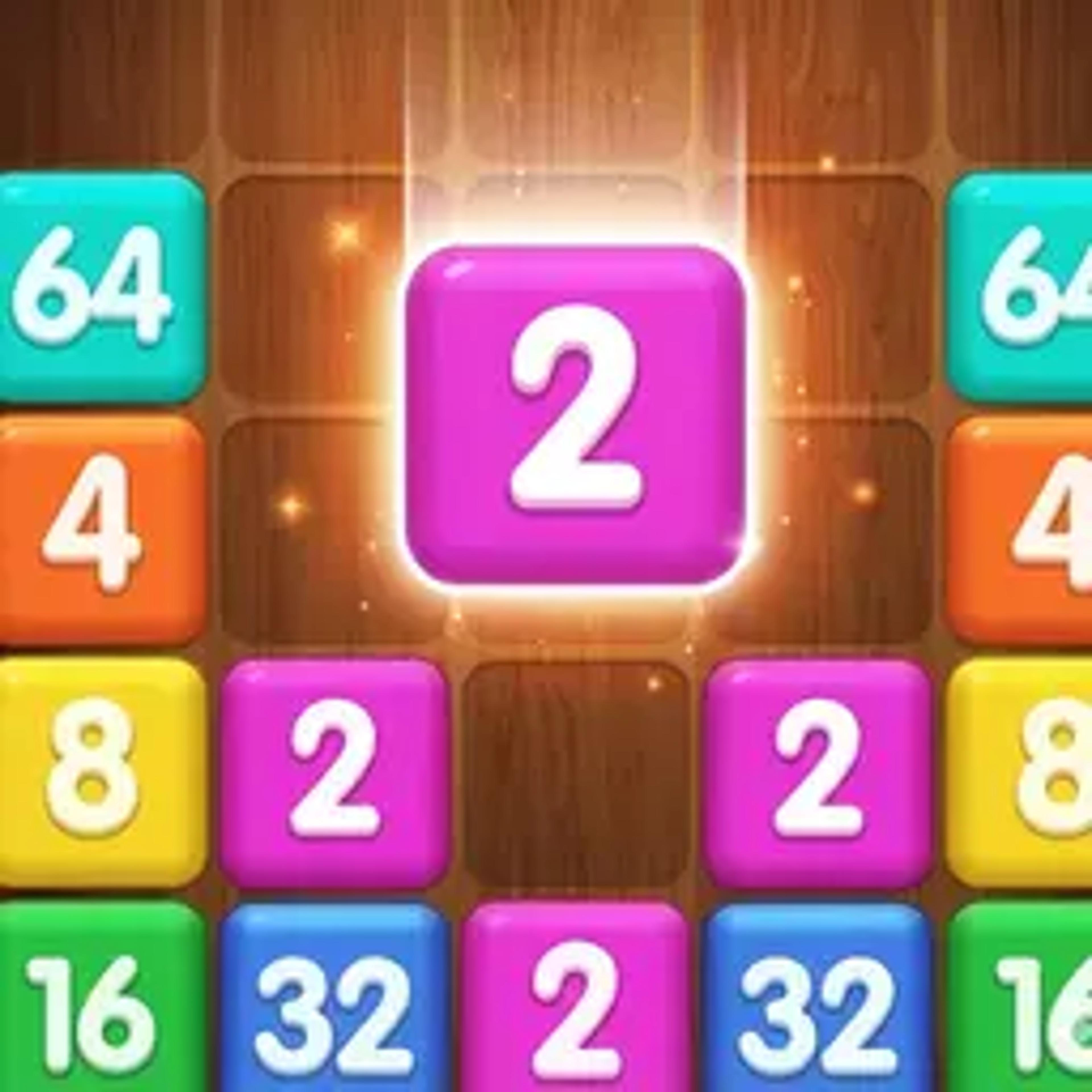 2048 neon game