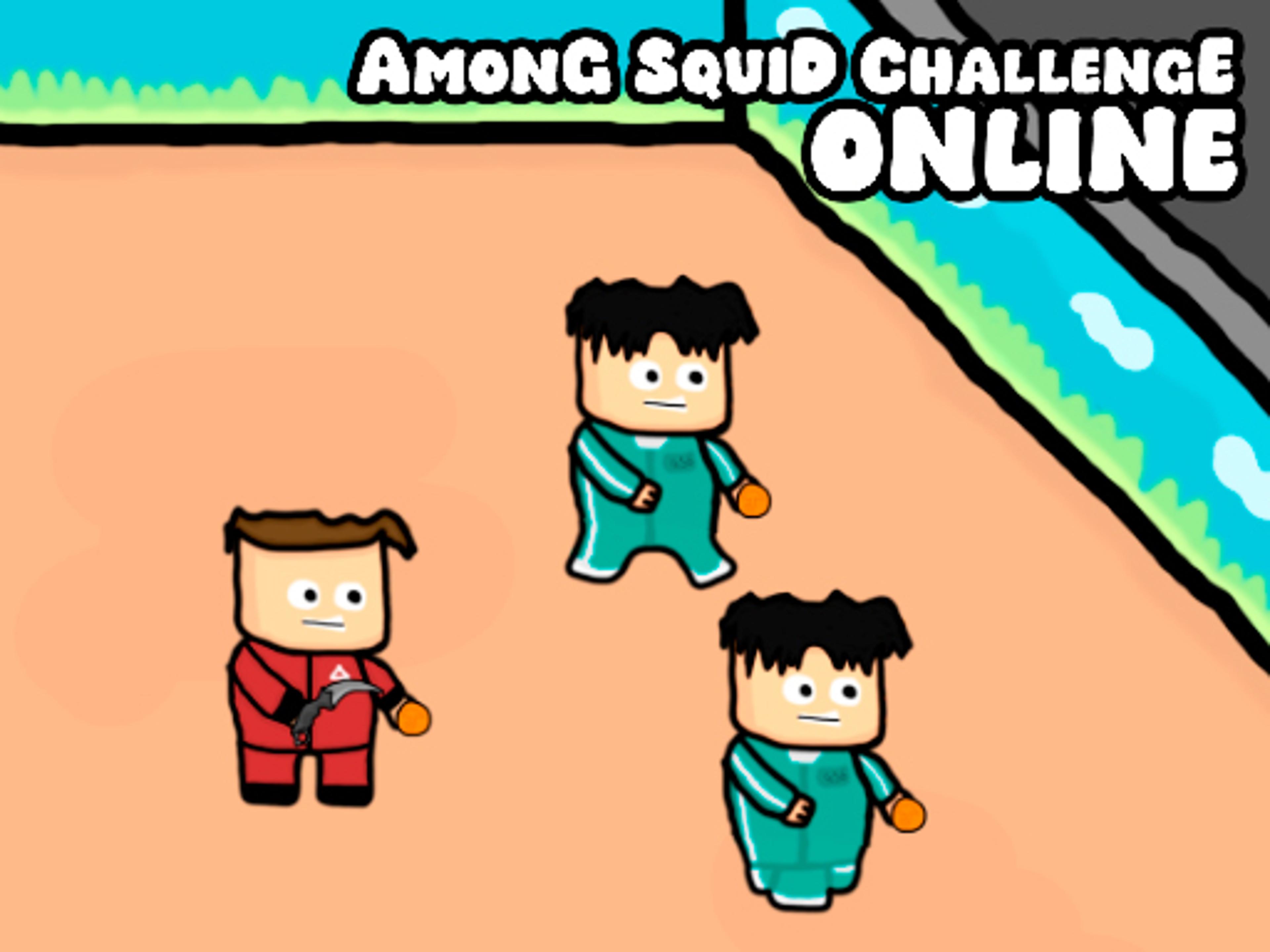 Among Squid Challenge Online logo
