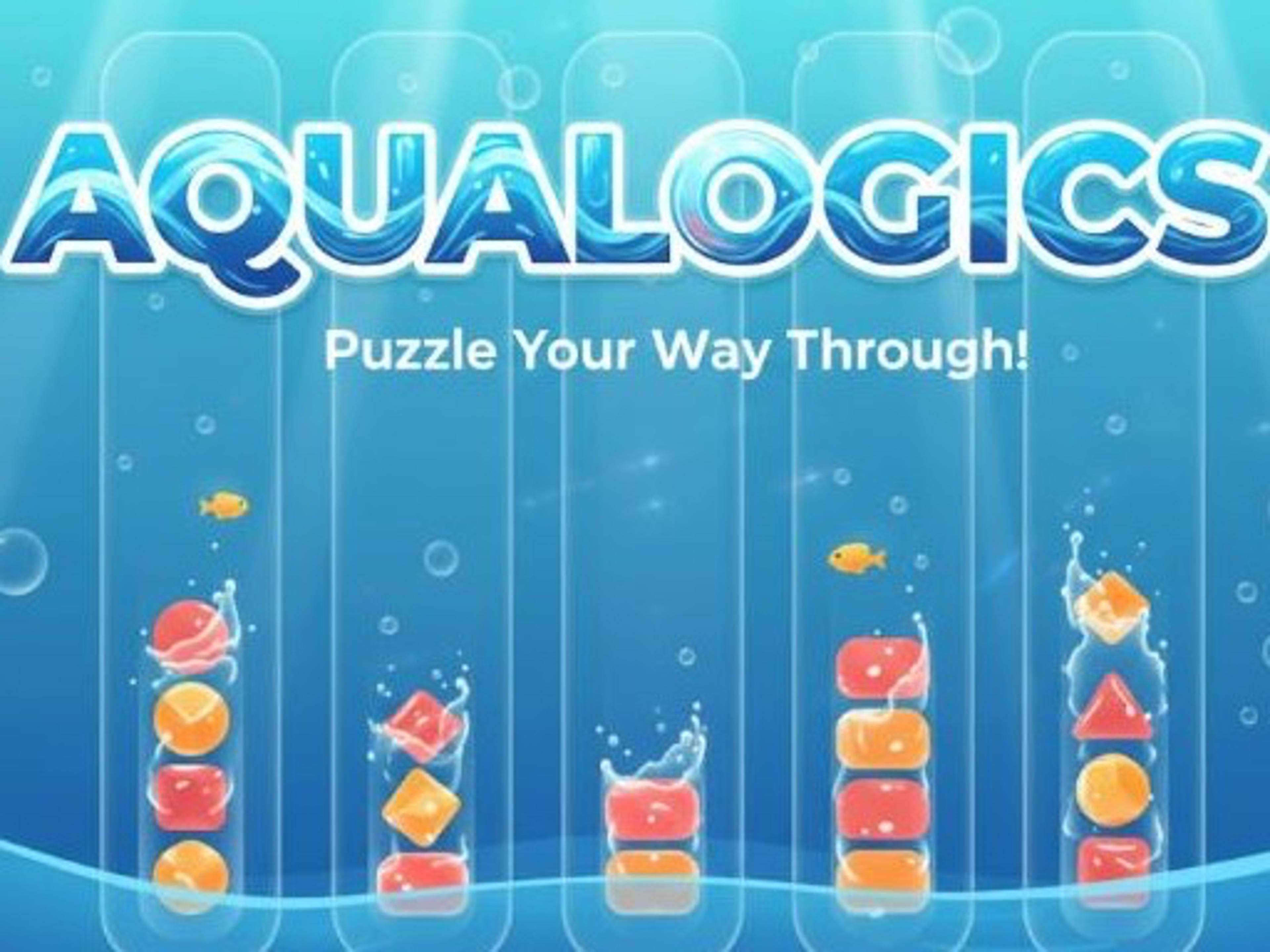 Aqualogics Puzzles Game logo