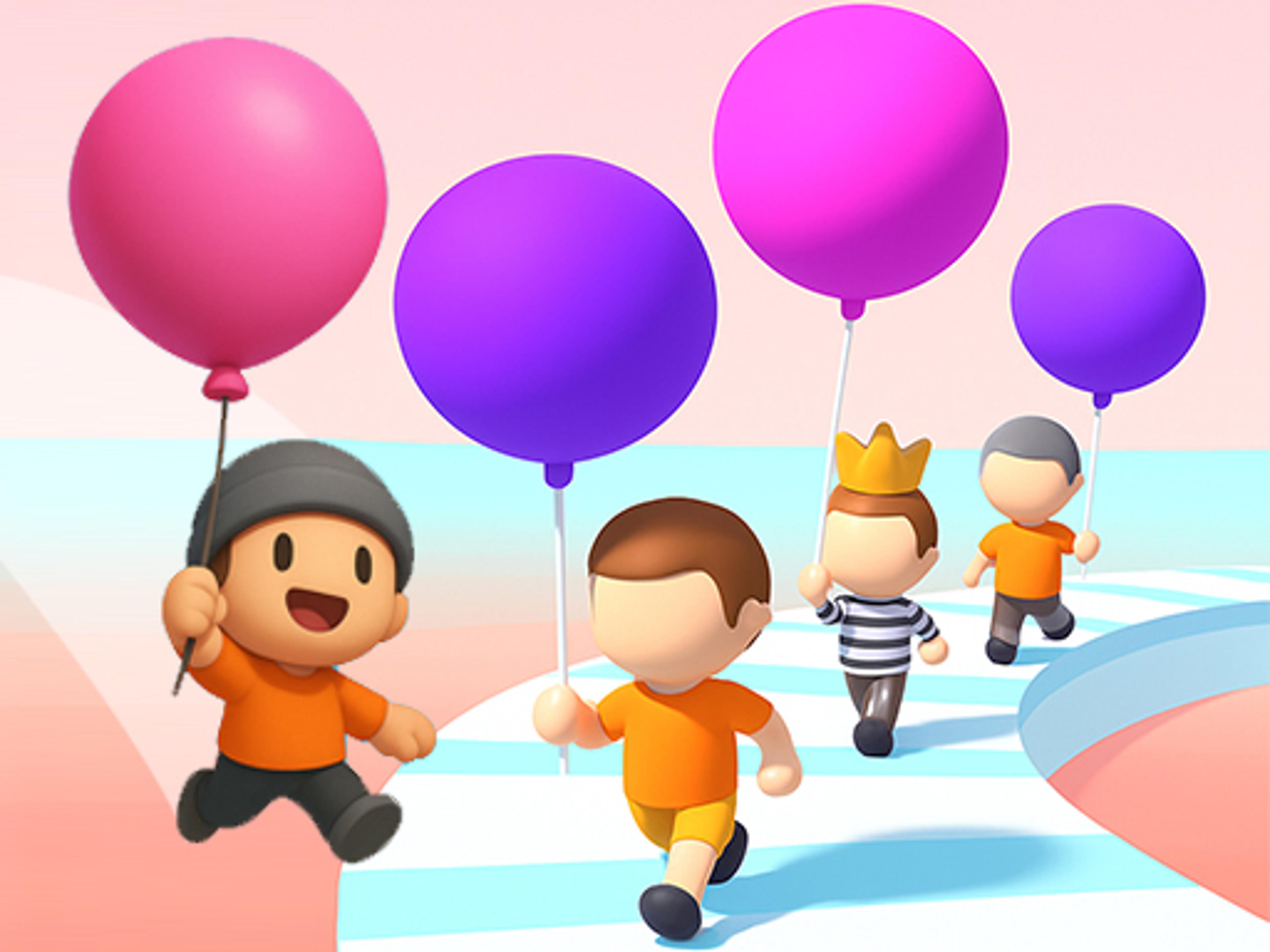 Balloon Heroes Run and Rise logo
