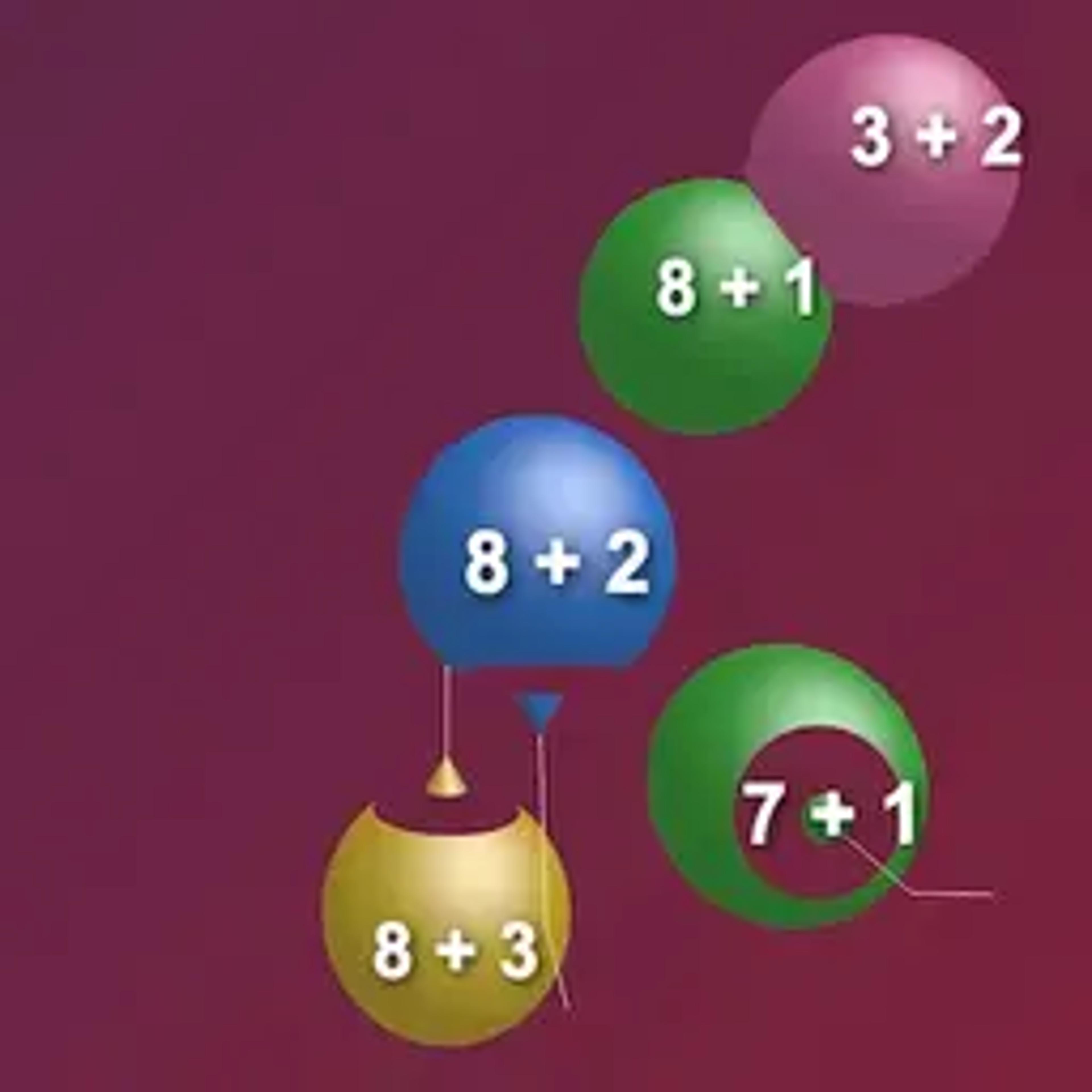 Balloon Pop Addition 3D Game