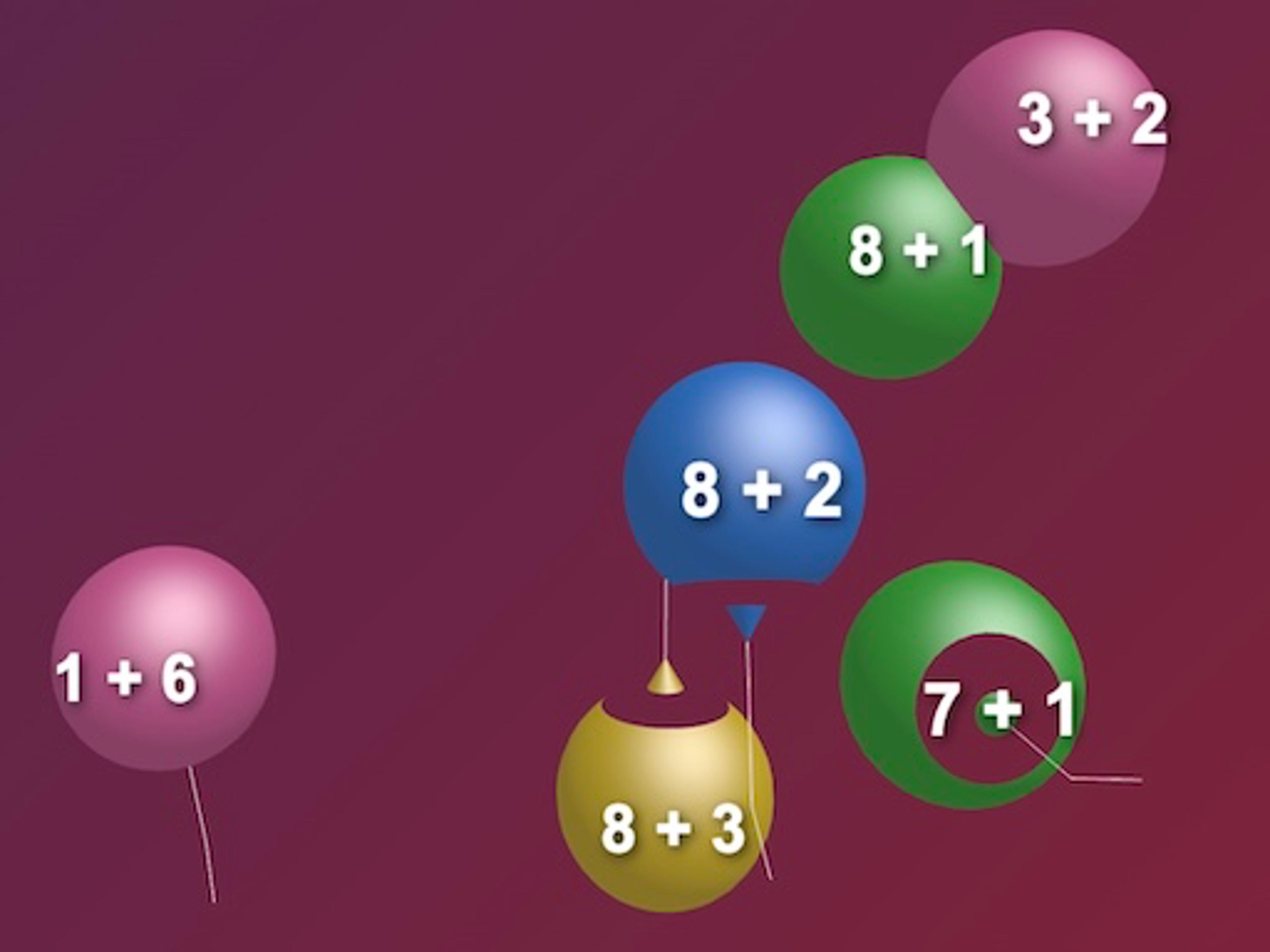 Balloon Pop Addition 3D Game logo