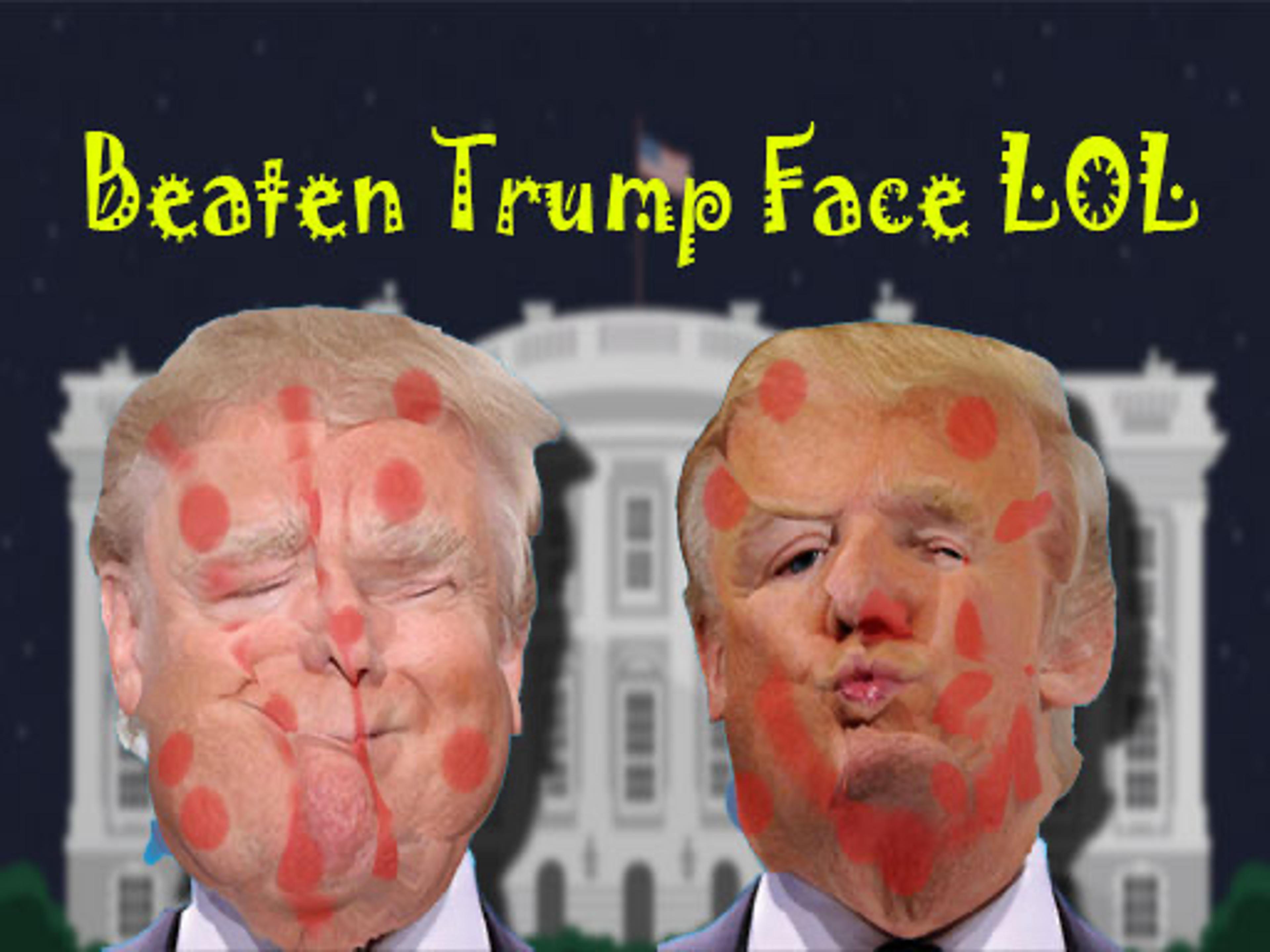 Beaten Trump Face LOL logo