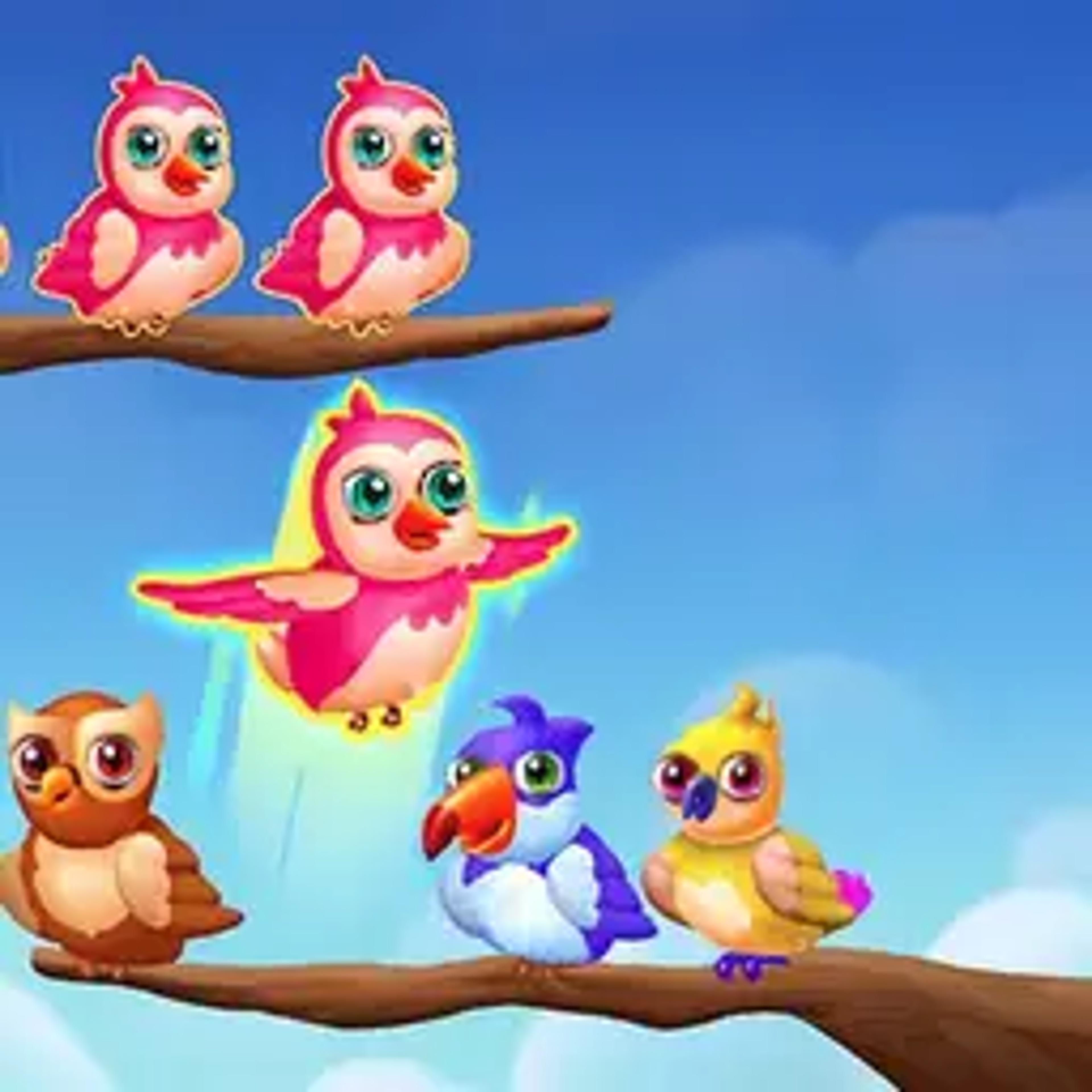 Birds Sort Color Match Puzzle