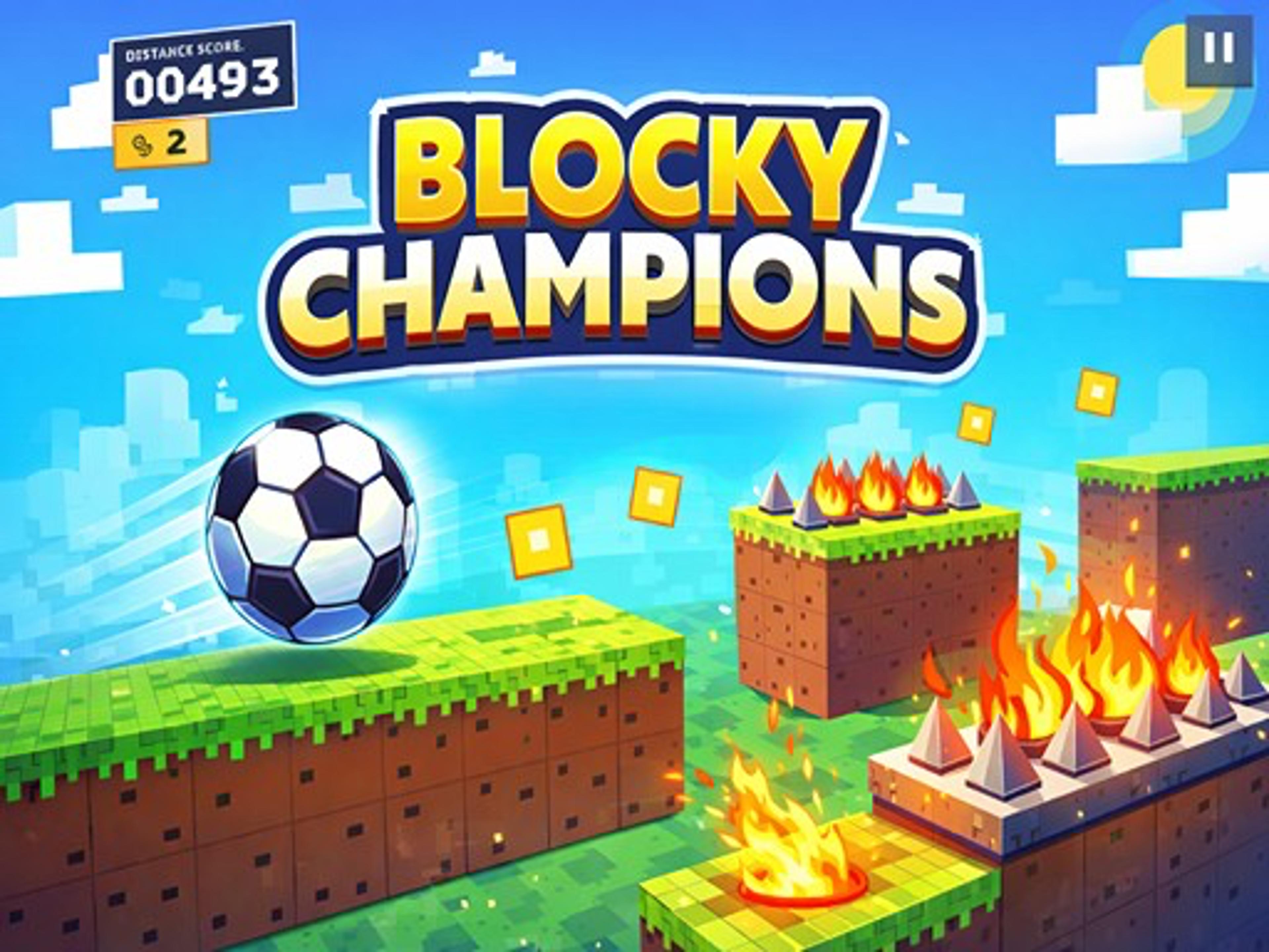 blocky champions logo