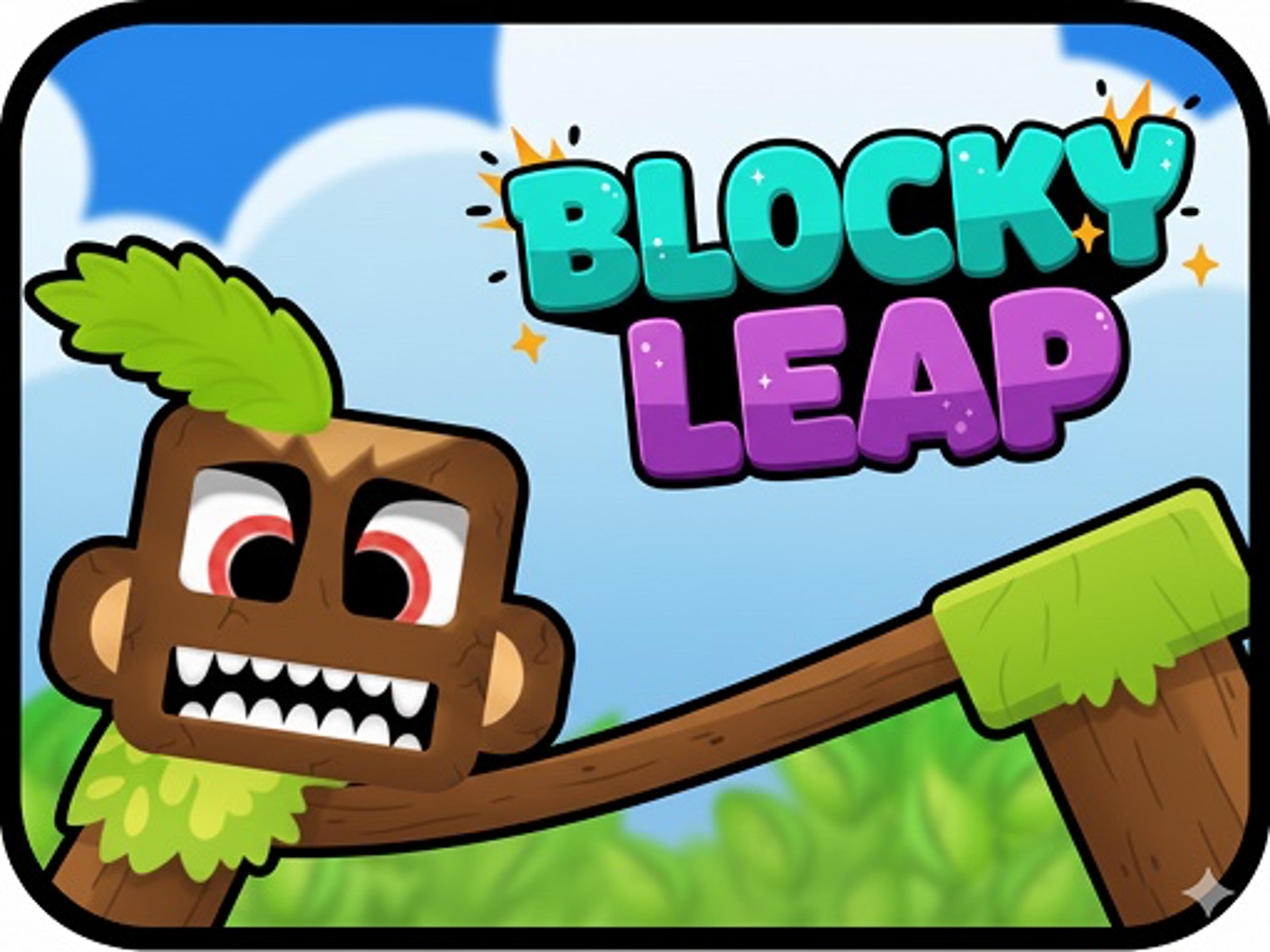 Blocky Leap logo