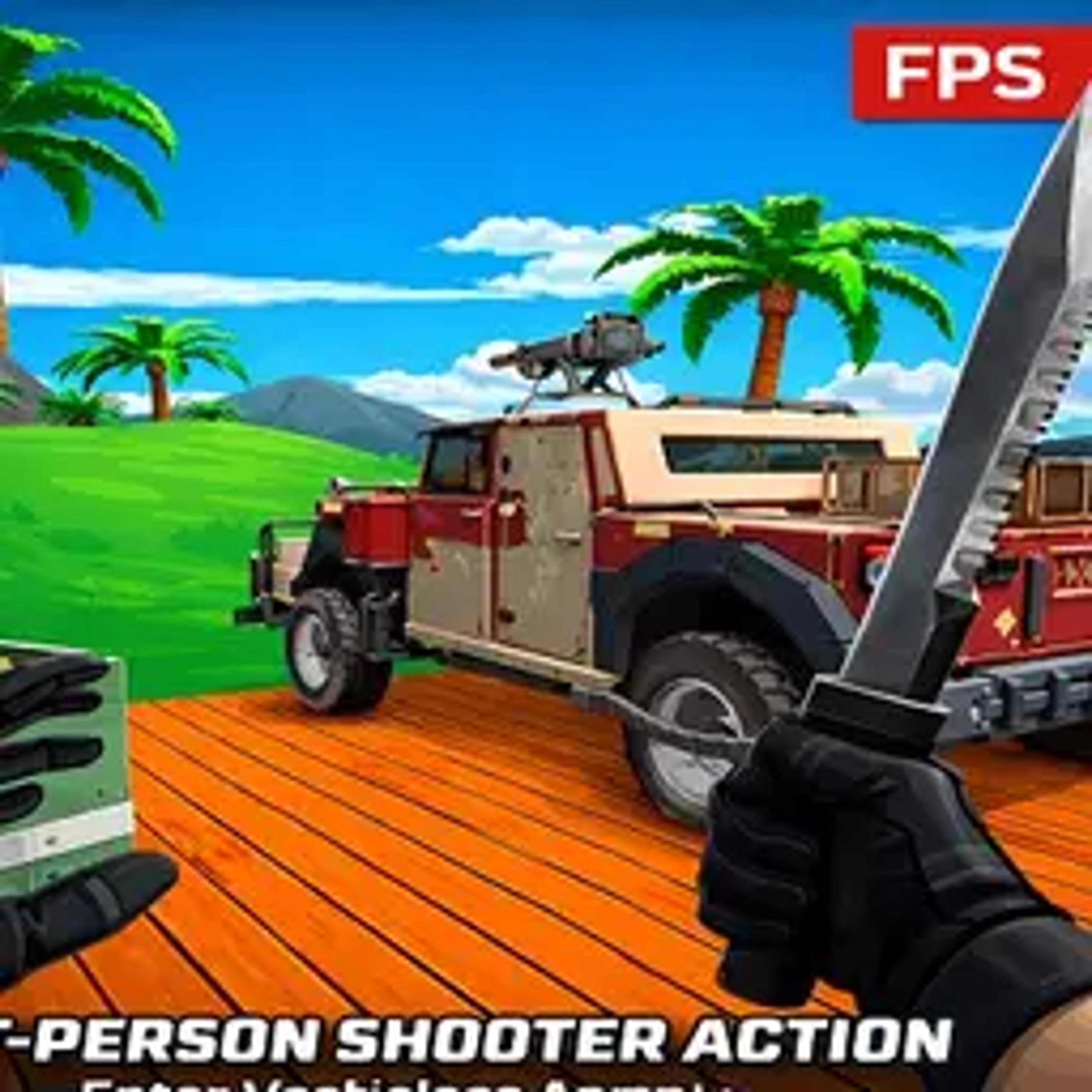 Blocky Zombie Shooting