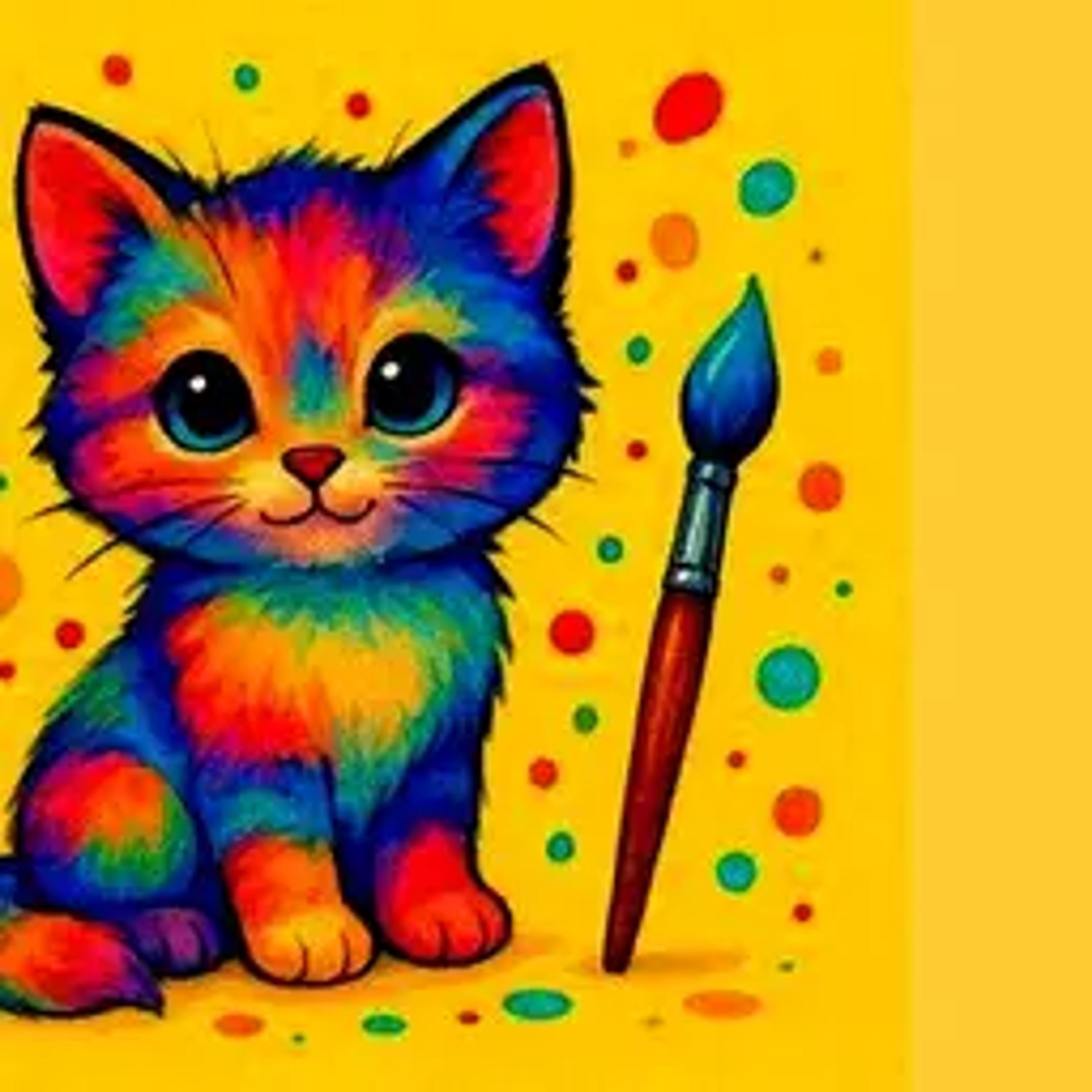 BTS Cute Kitty Coloring