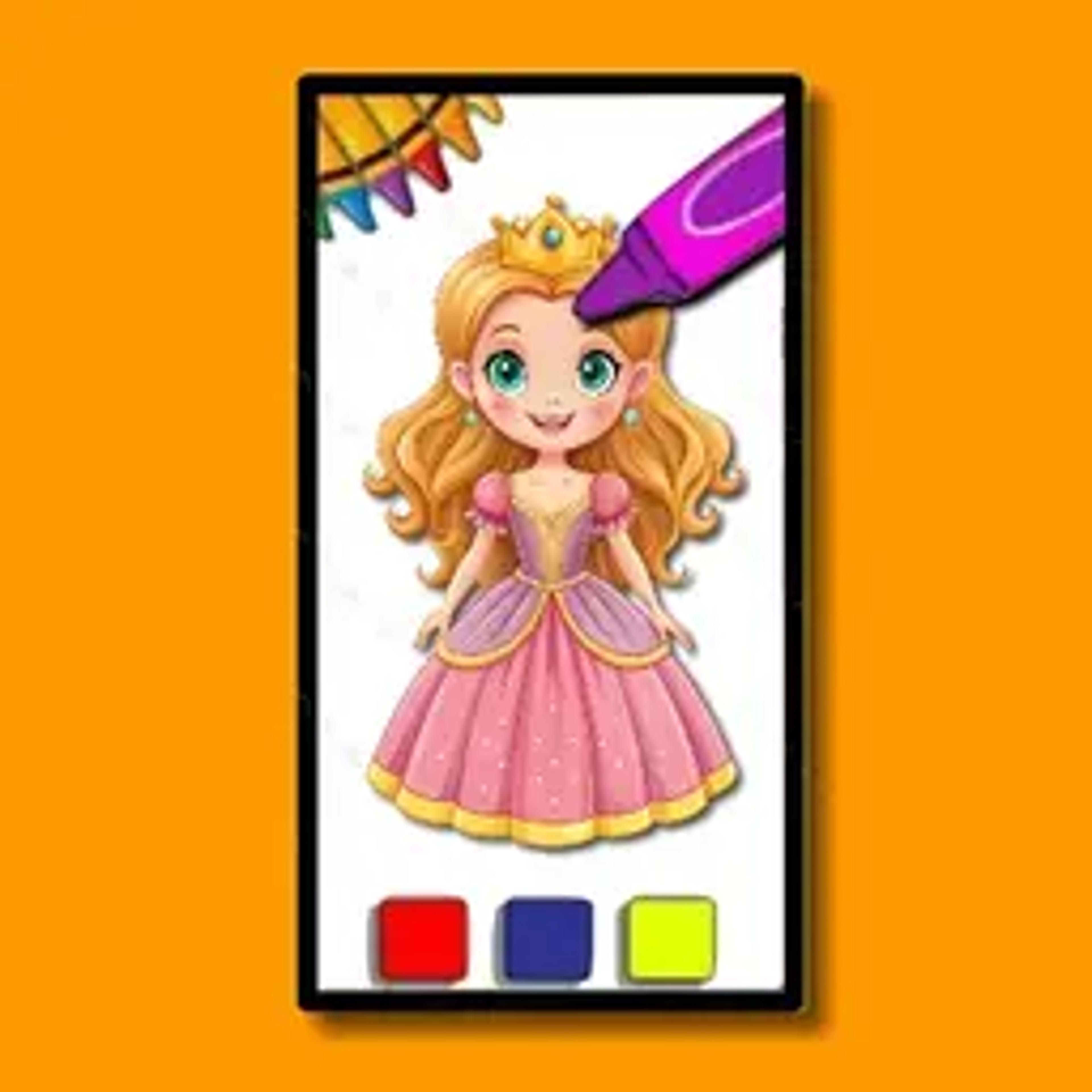 BTS Princess Coloring Book