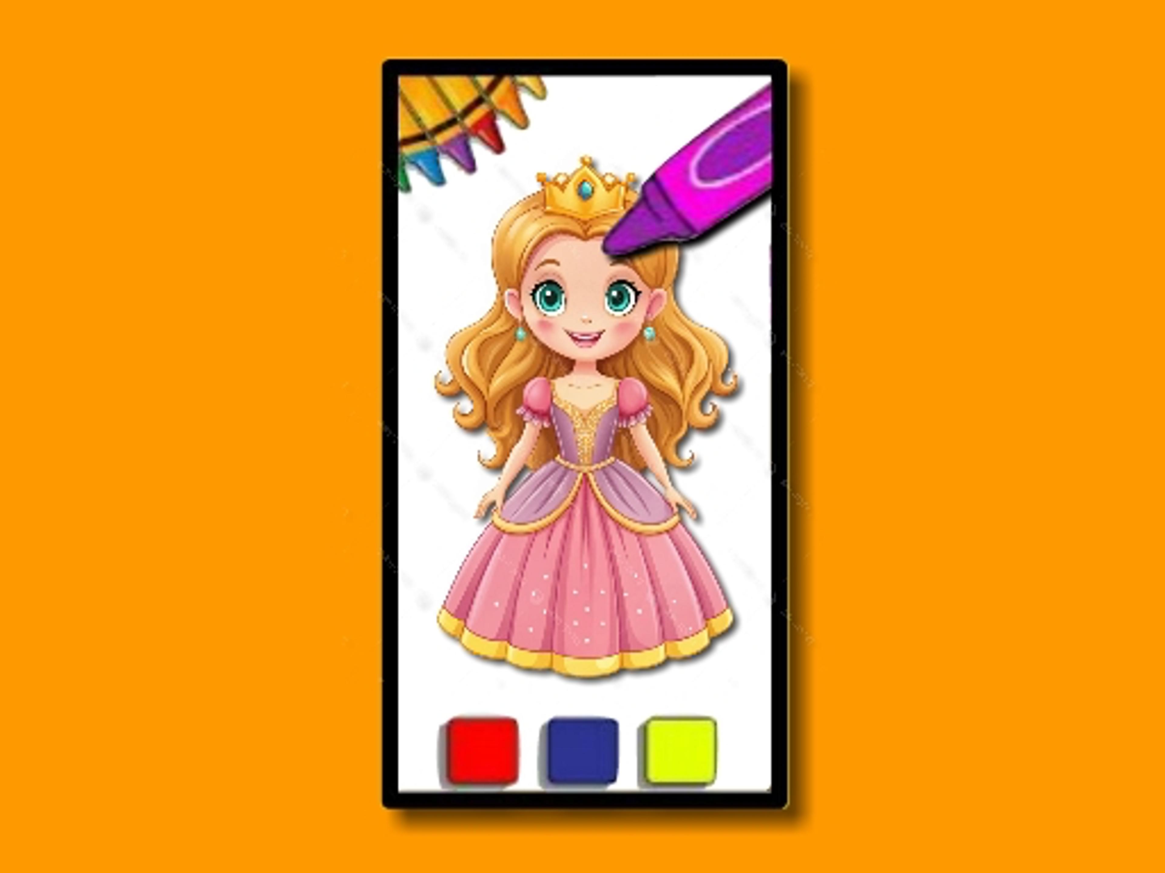 BTS Princess Coloring Book logo