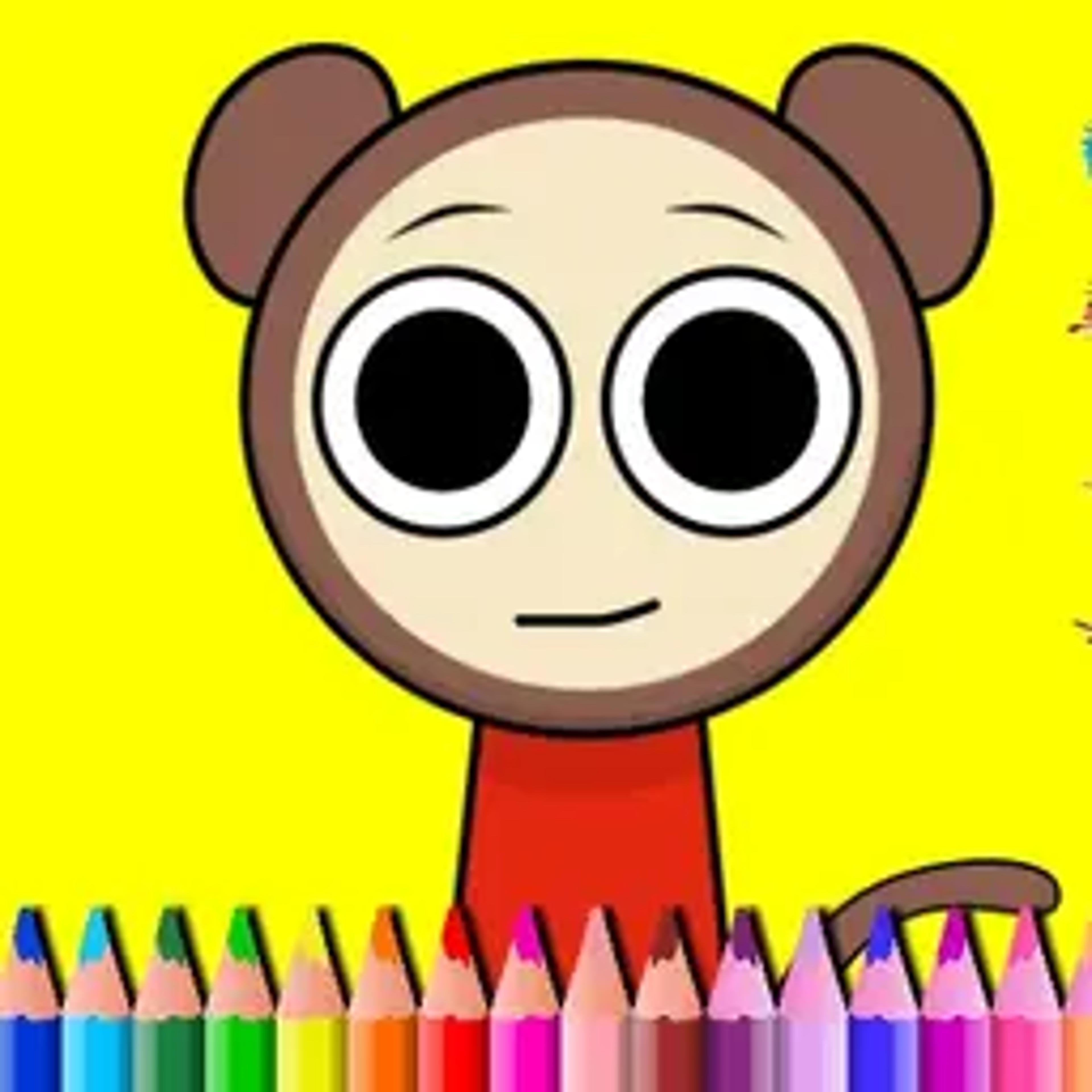 BTS Sprunki Valentine Coloring