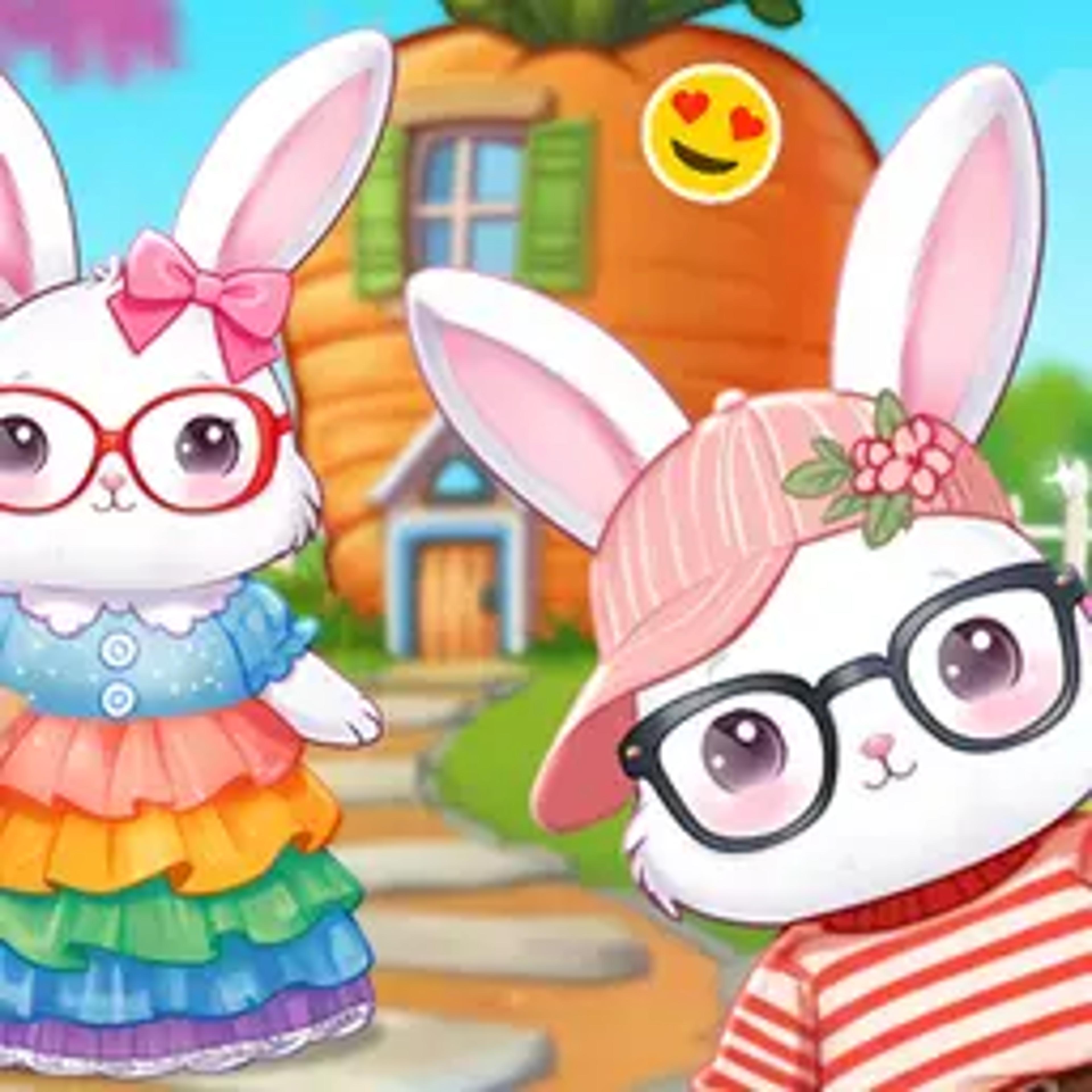 Bunnies Get Ready for Easter