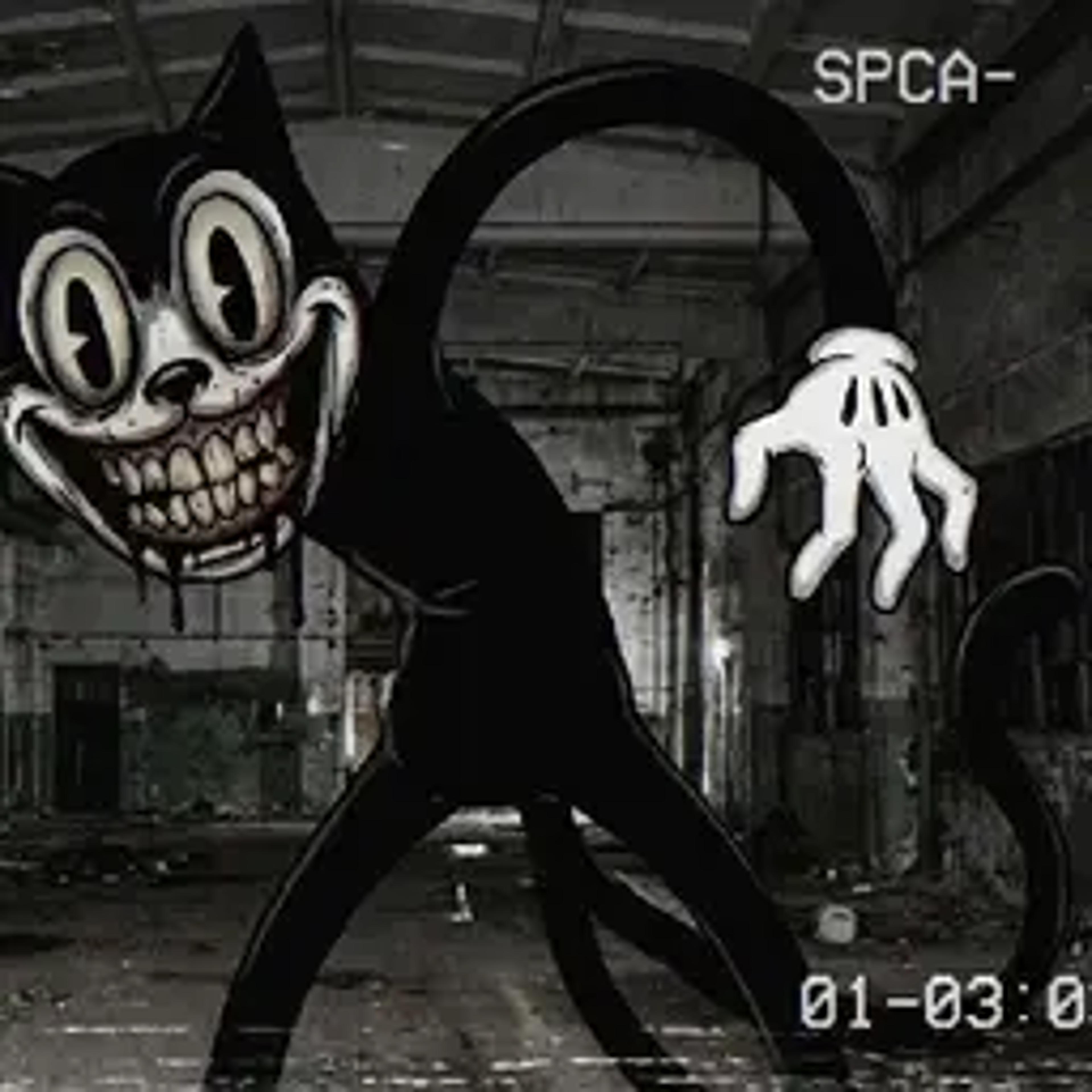 Cartoon Cat Scary