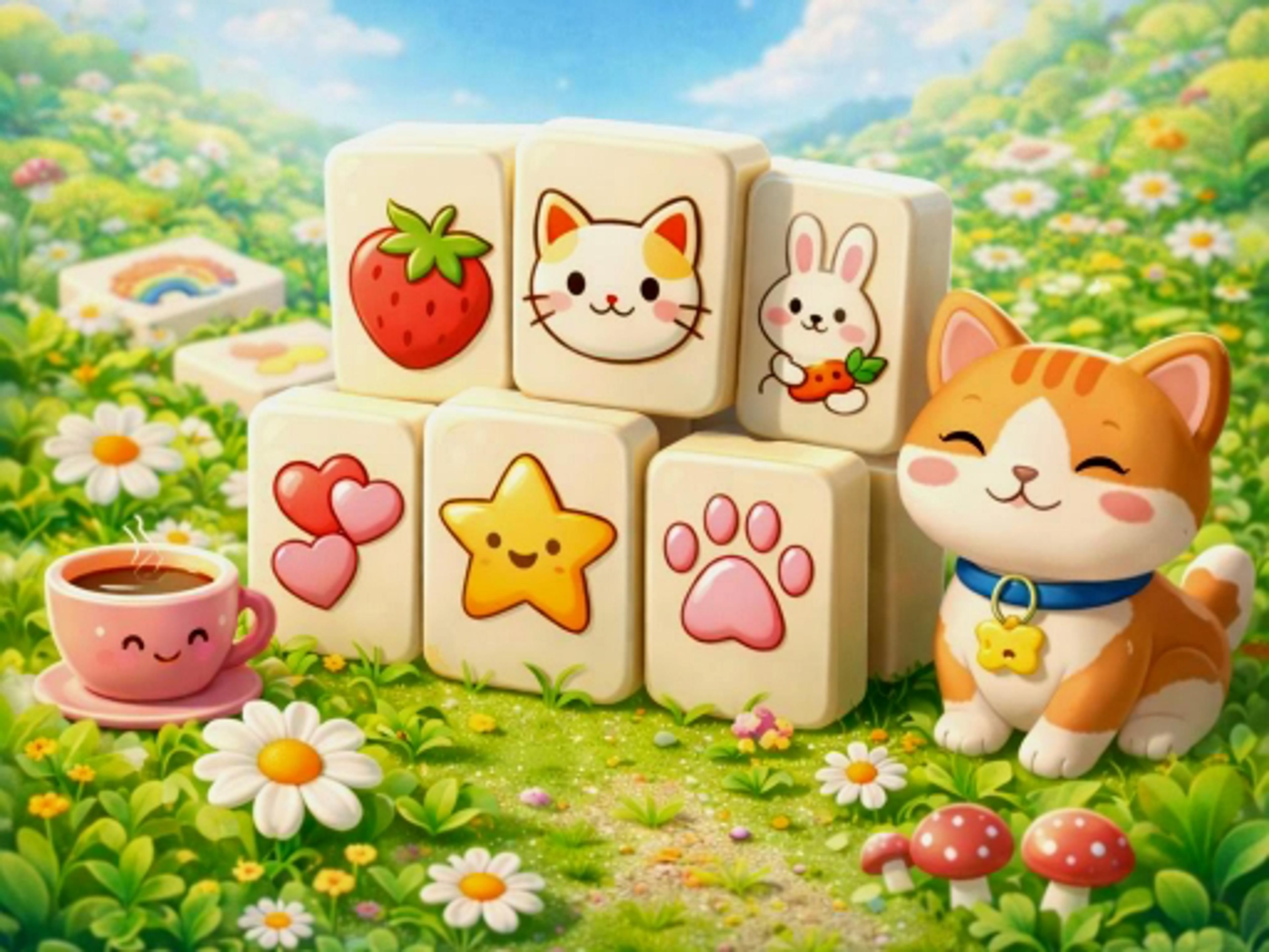 Cartoon Mahjong logo