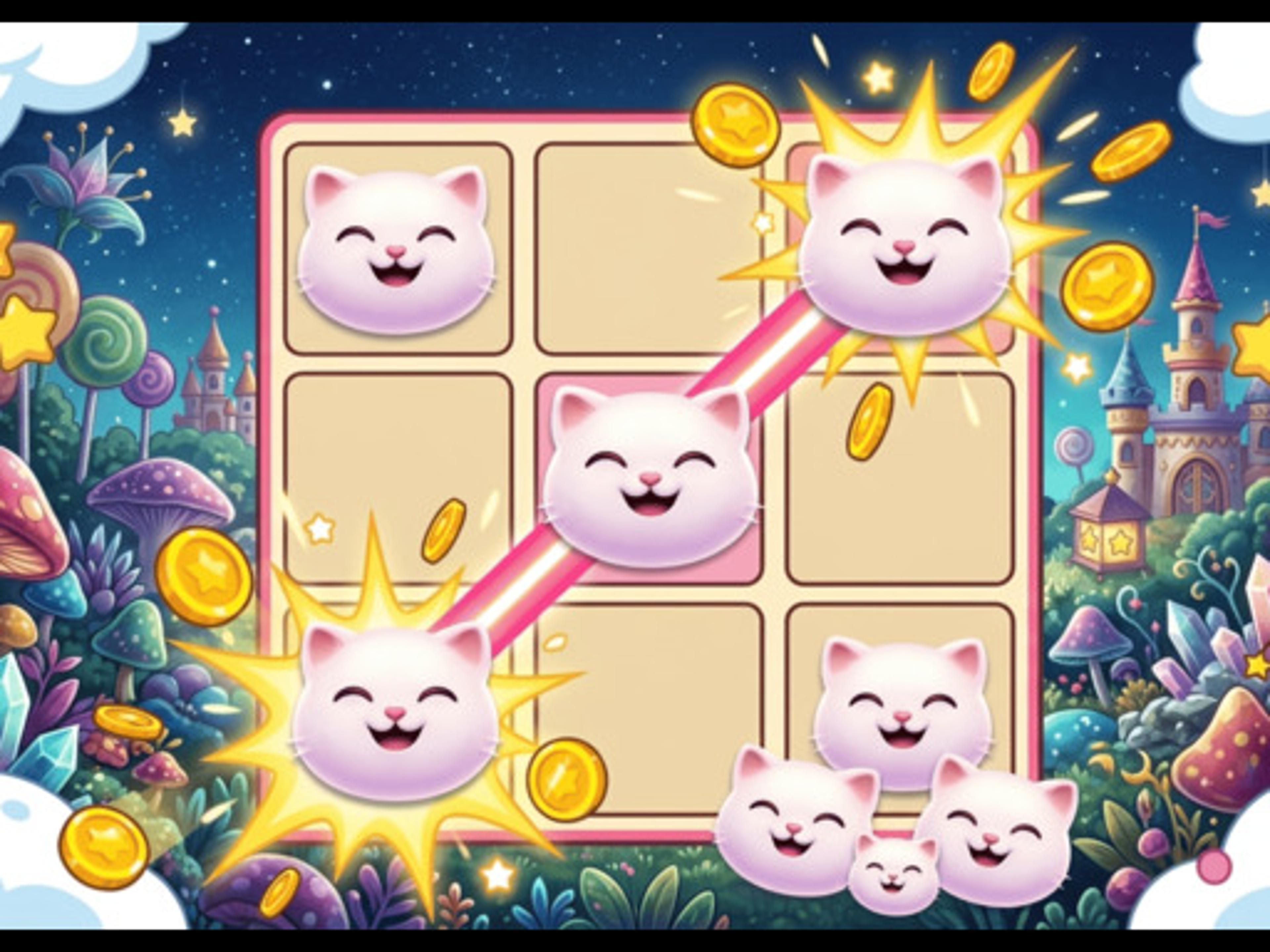 Cat Tic Tac Toe logo