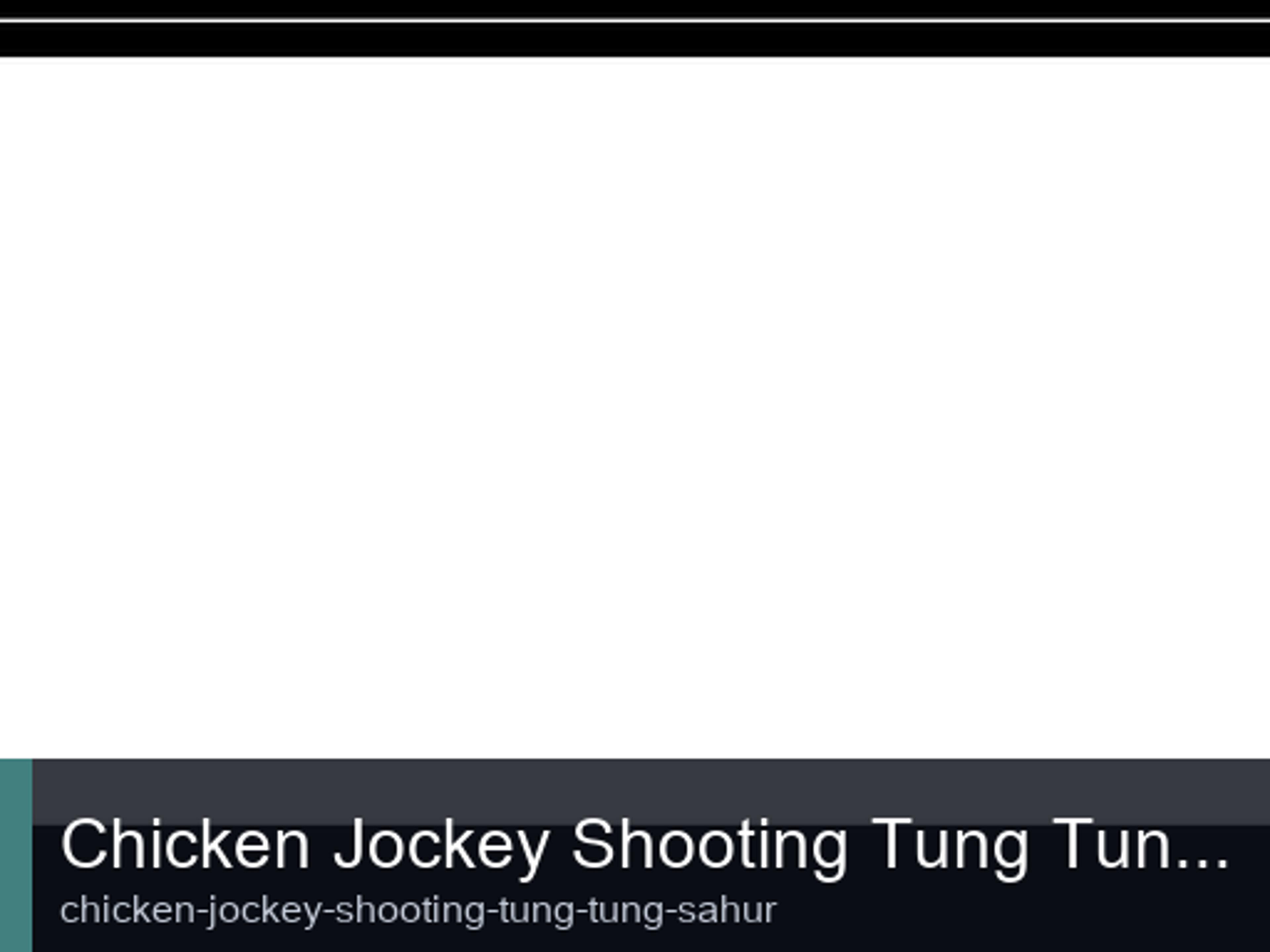 Chicken Jockey Shooting Tung Tung Sahur logo