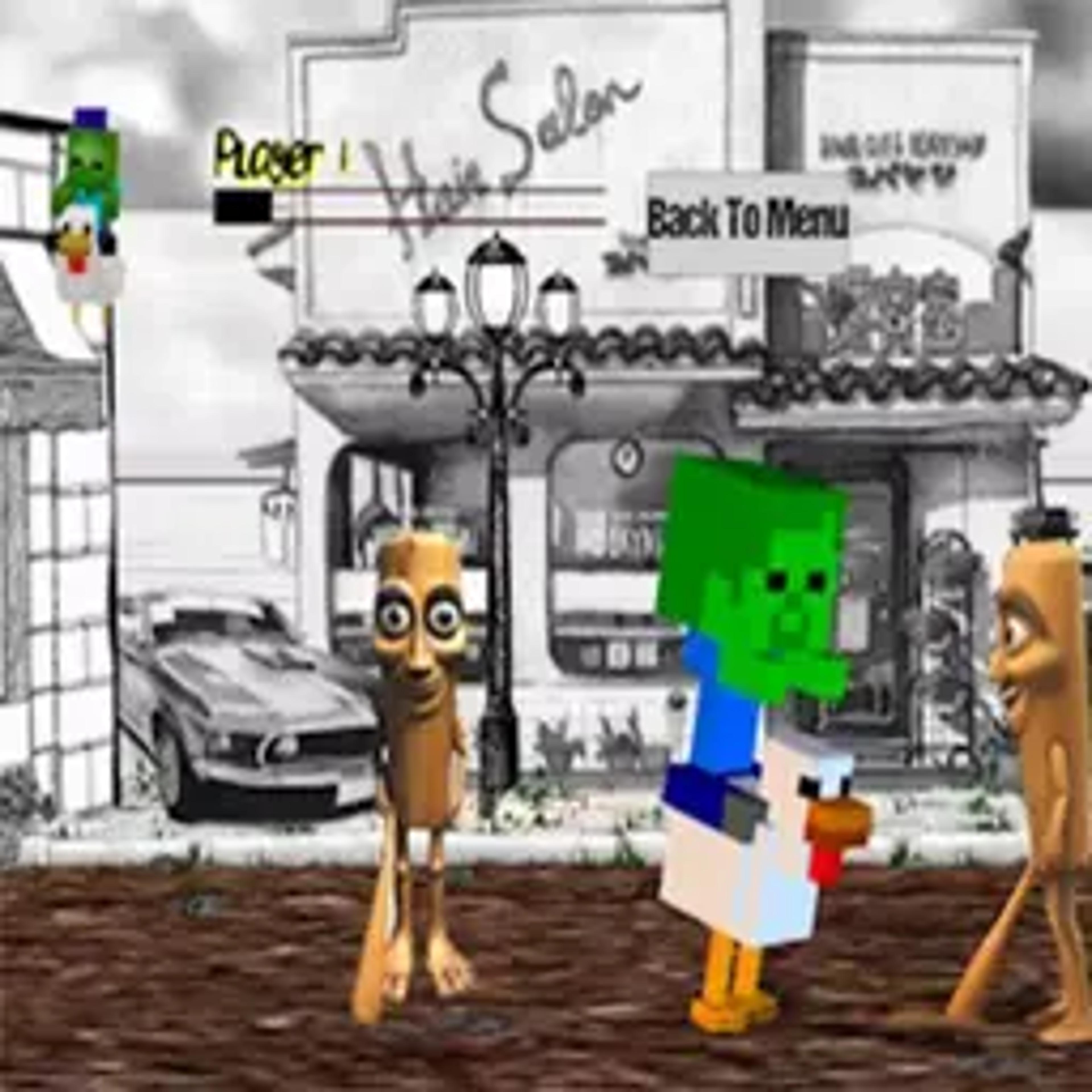 Chicken Jockey Tung Tung Sahur Fight