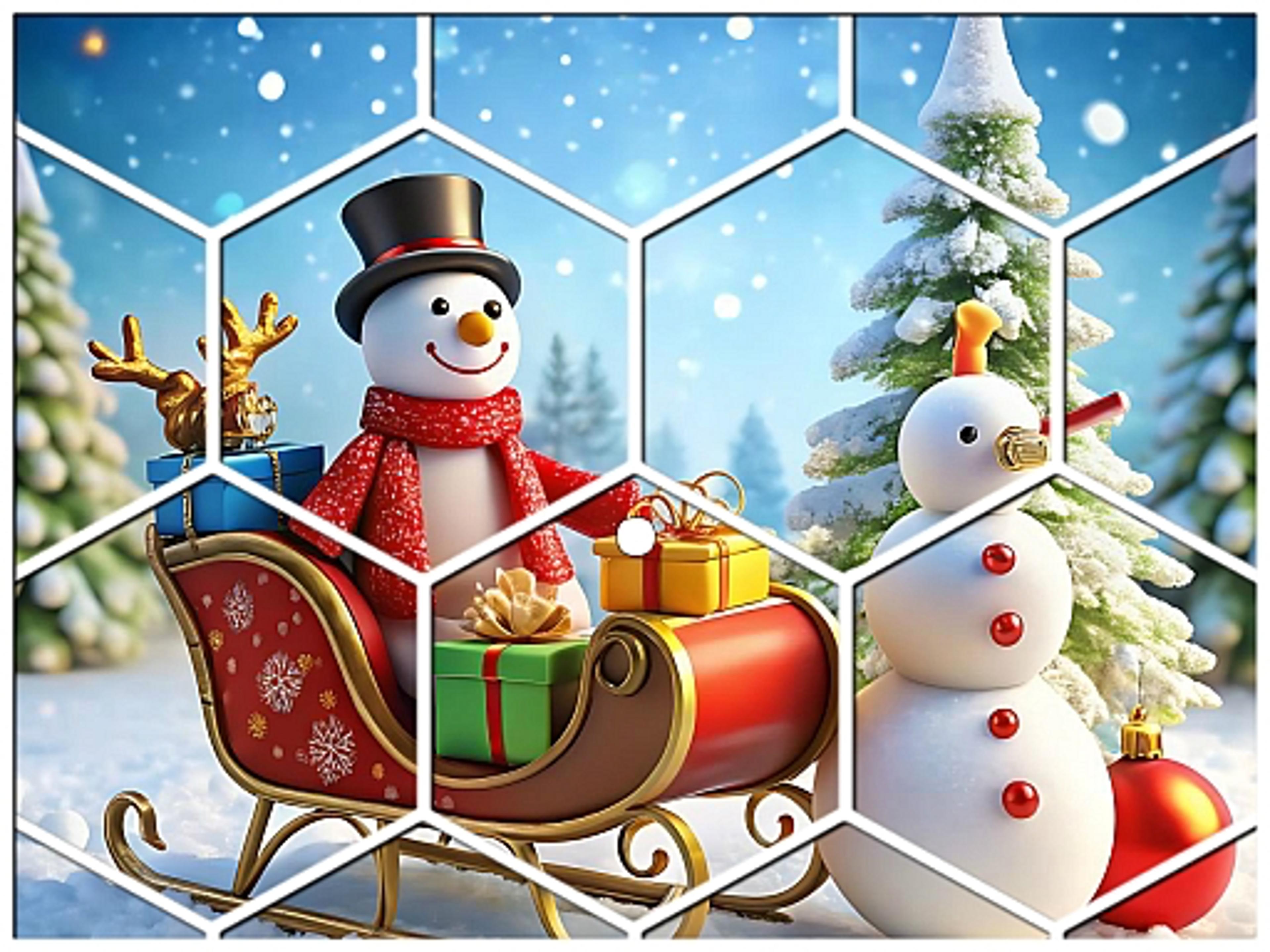Christmas Hexa Puzzle logo