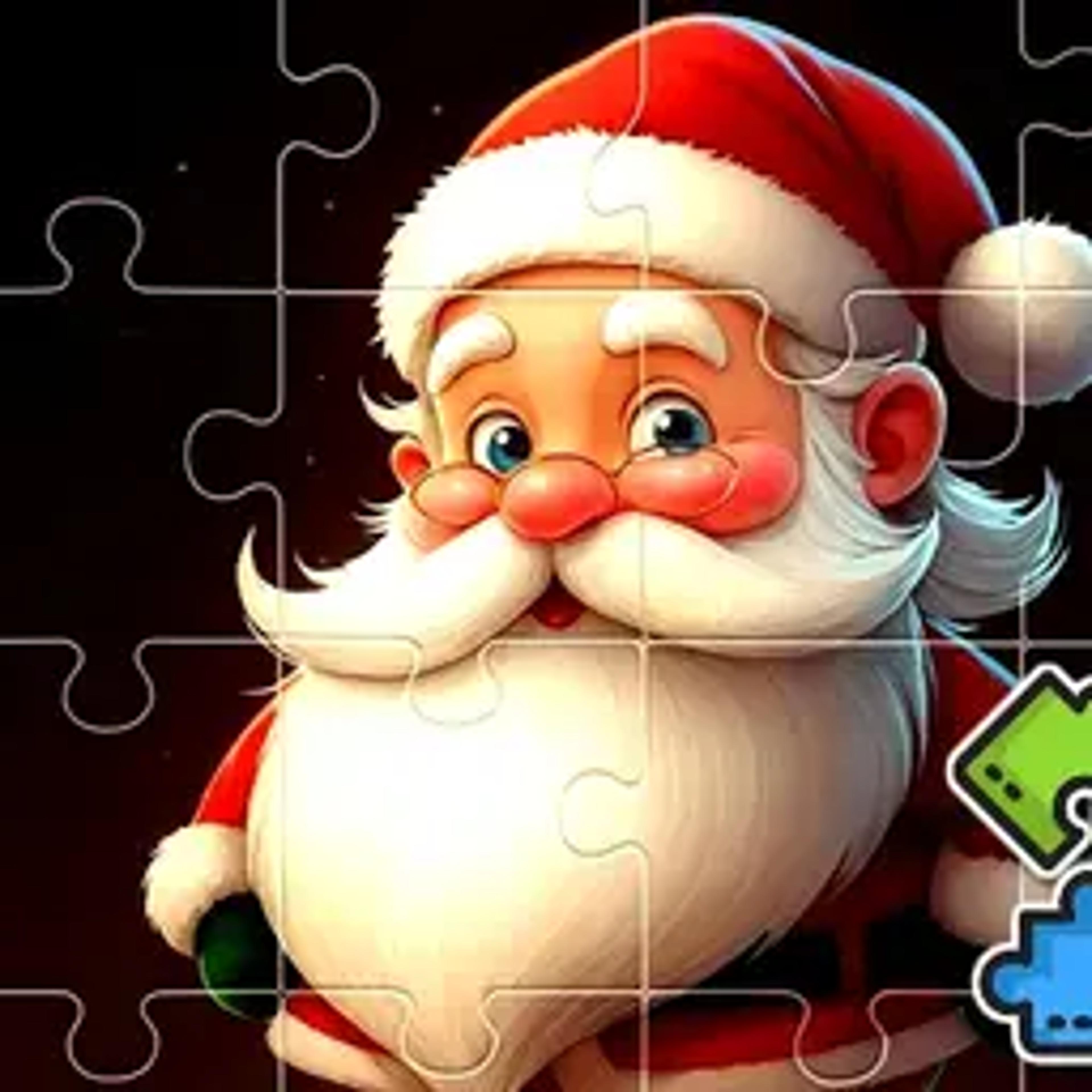 Christmas Puzzle With Santa