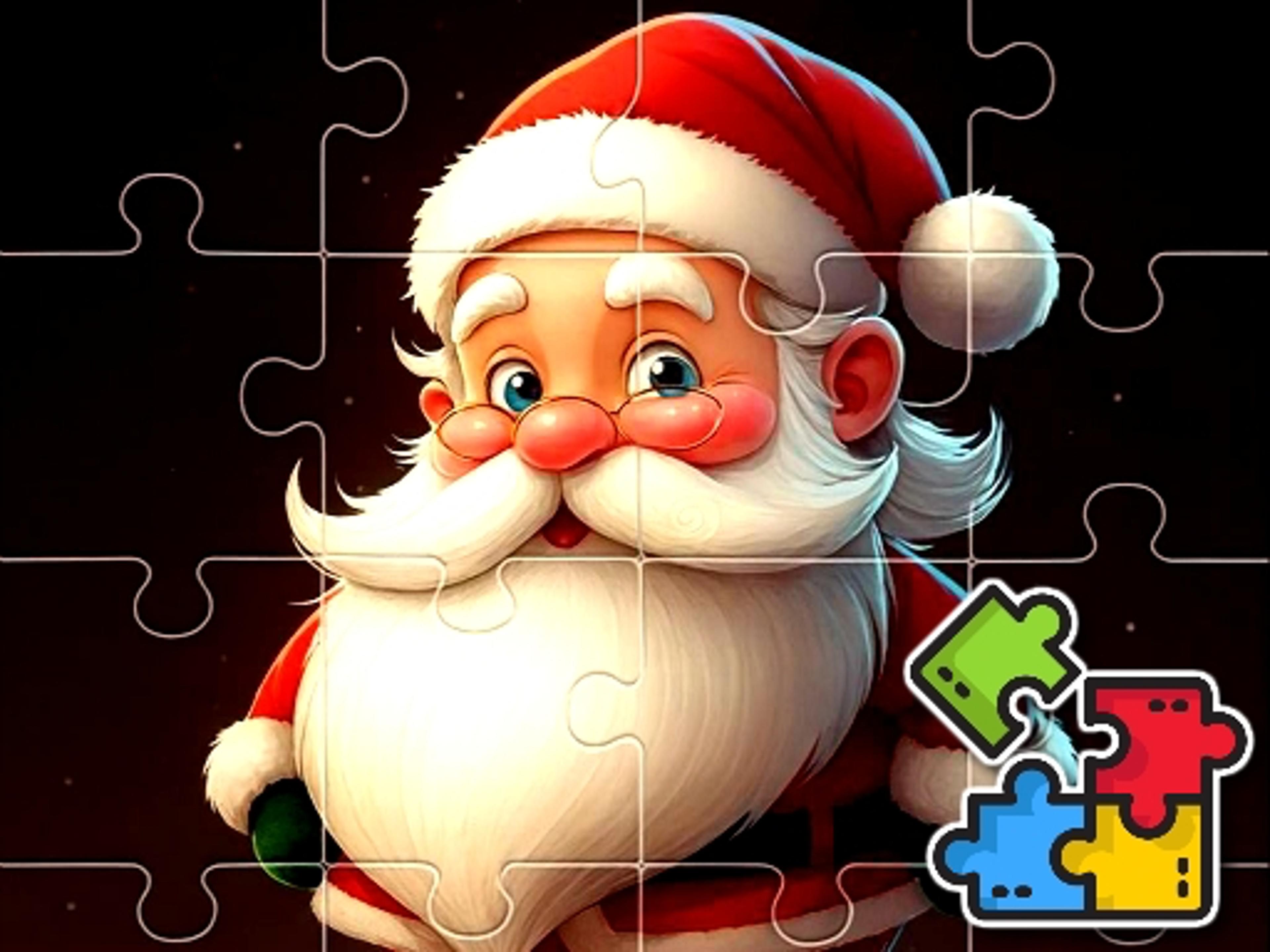 Christmas Puzzle With Santa logo