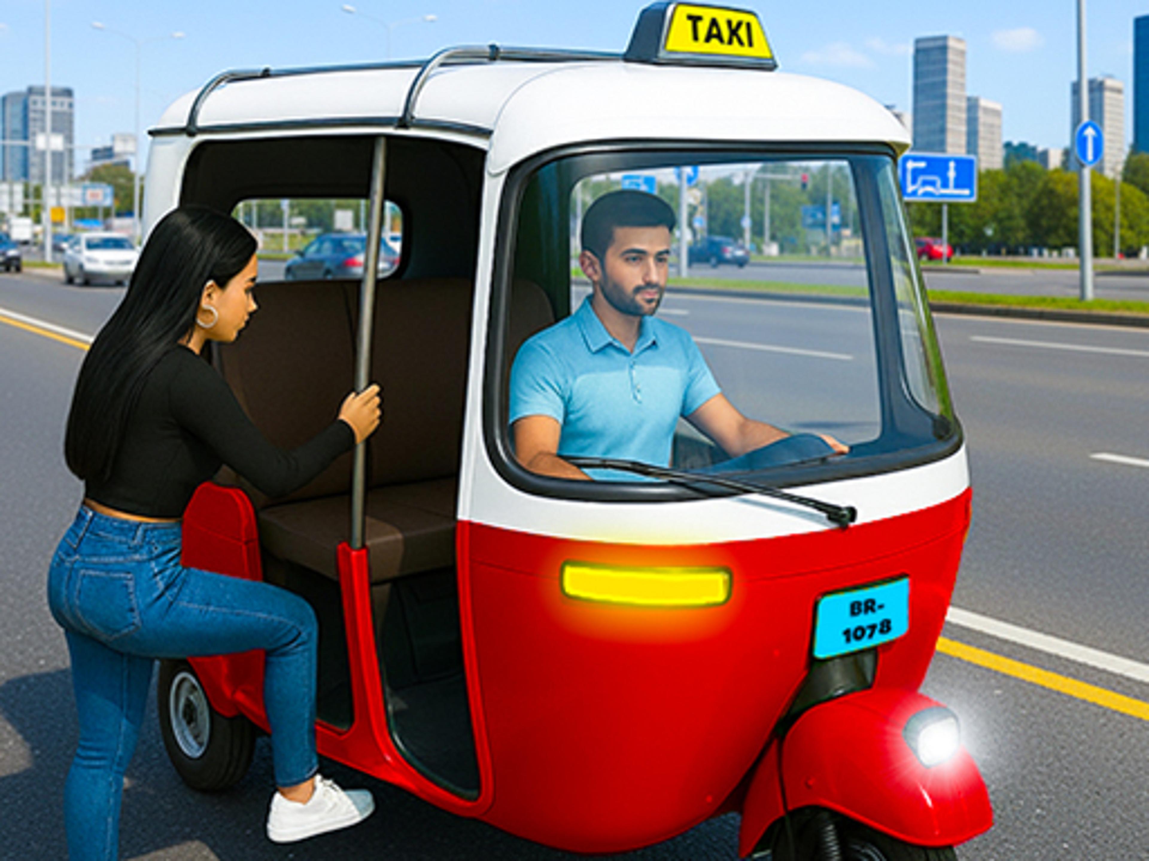 City Auto Rickshaw Game logo