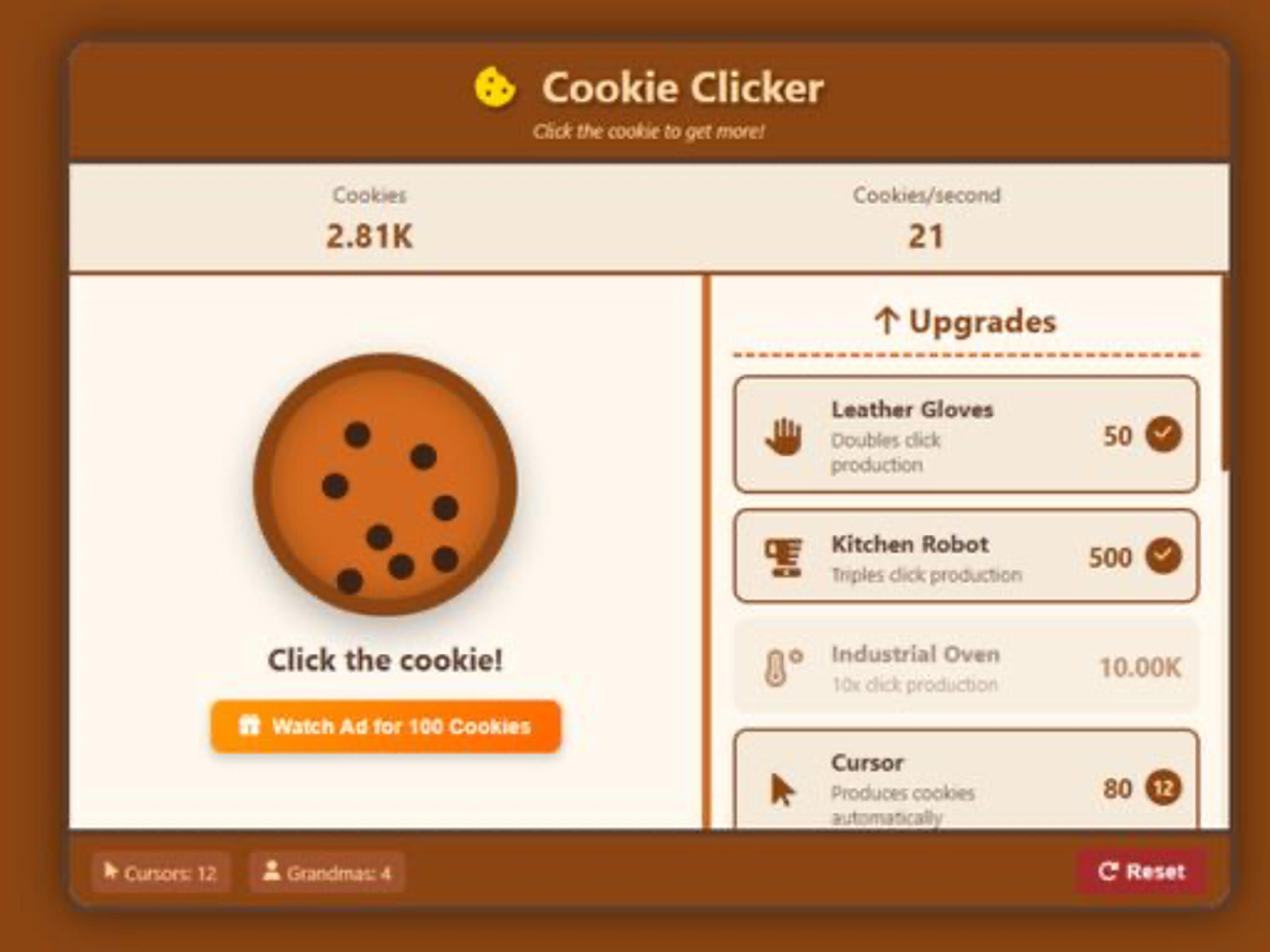 Coookie Clicker logo