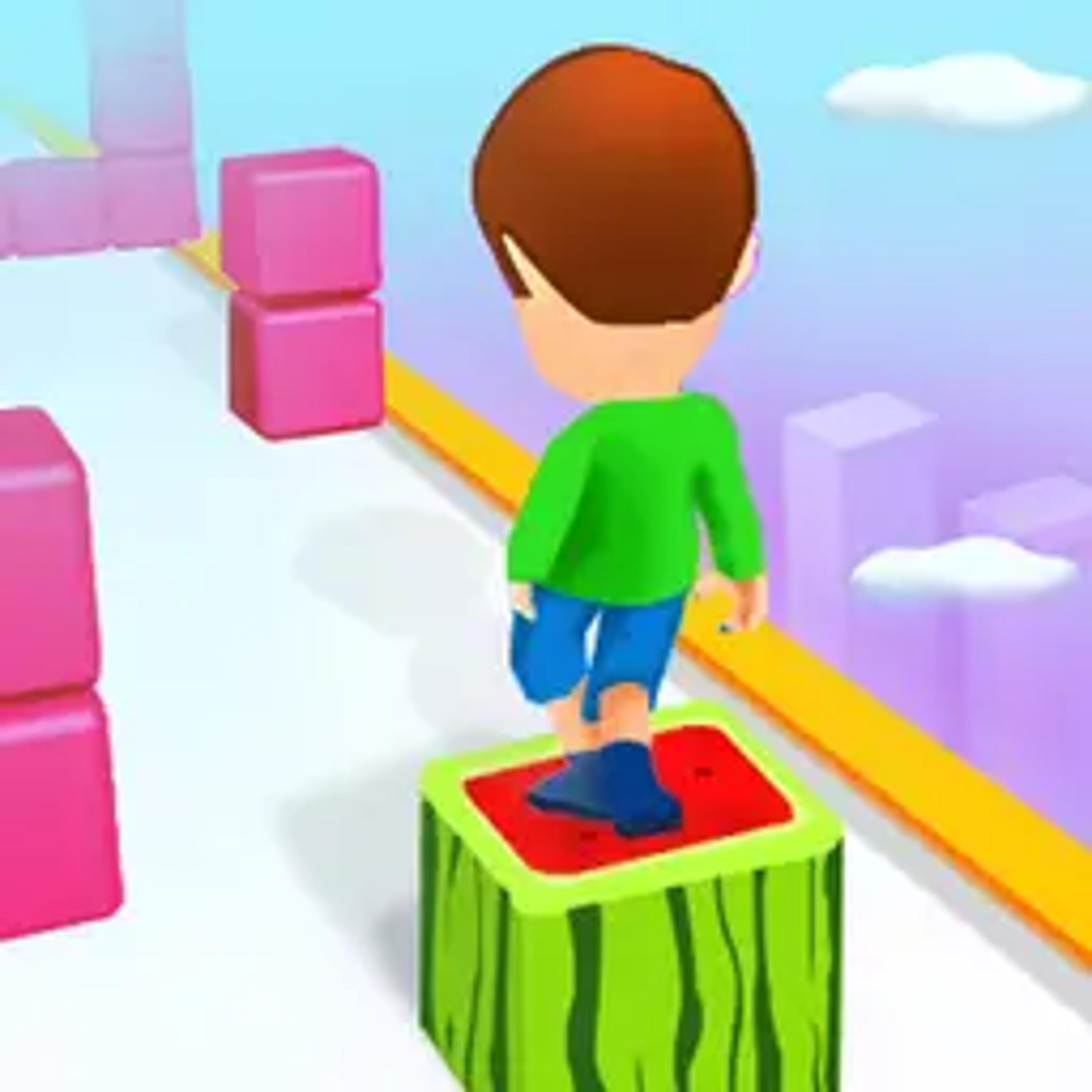 Cube Tower Stack 3D