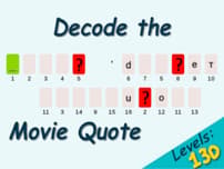 Decode the Movie Quote logo