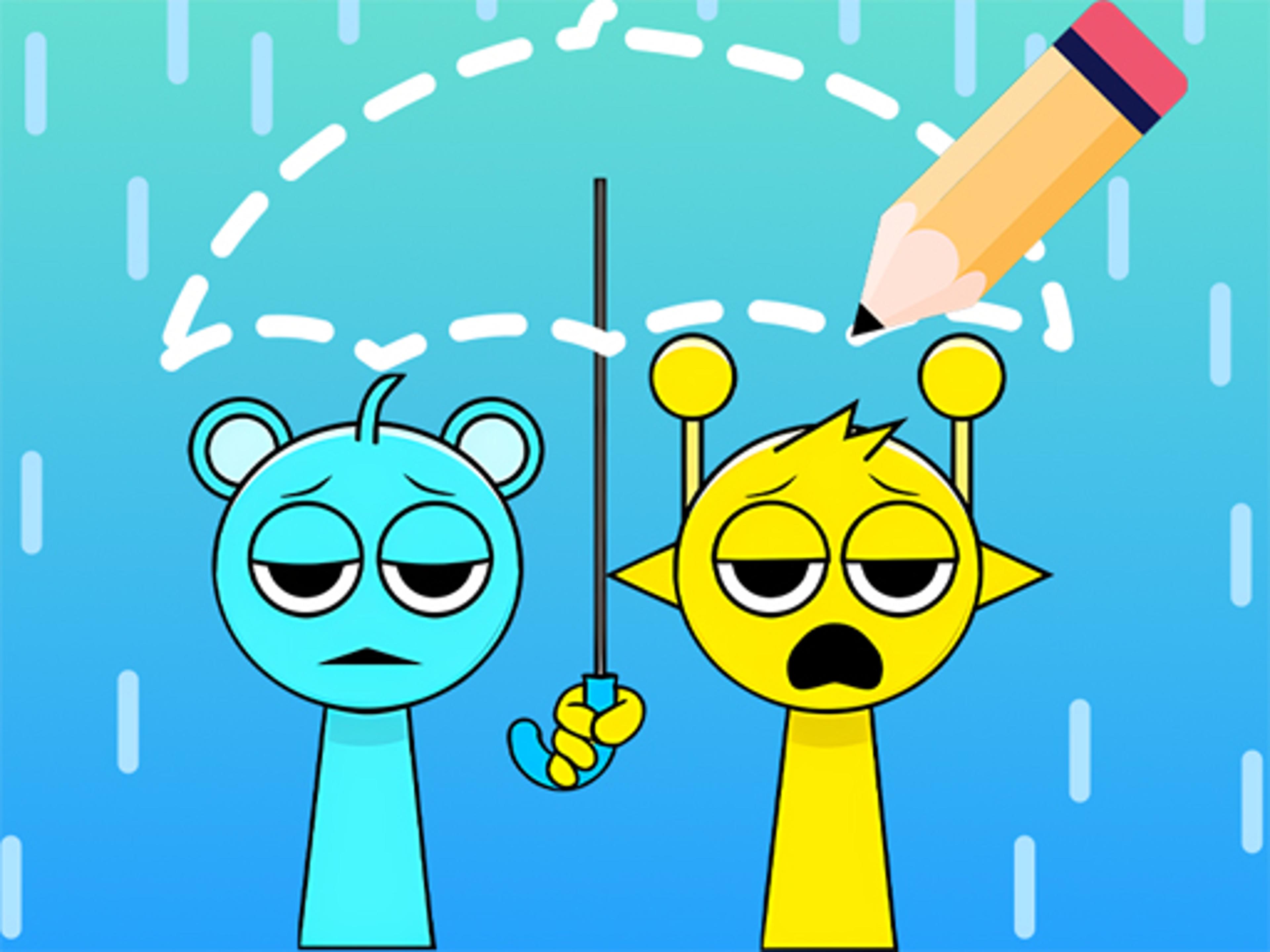 Draw One Part Brain Puzzle logo