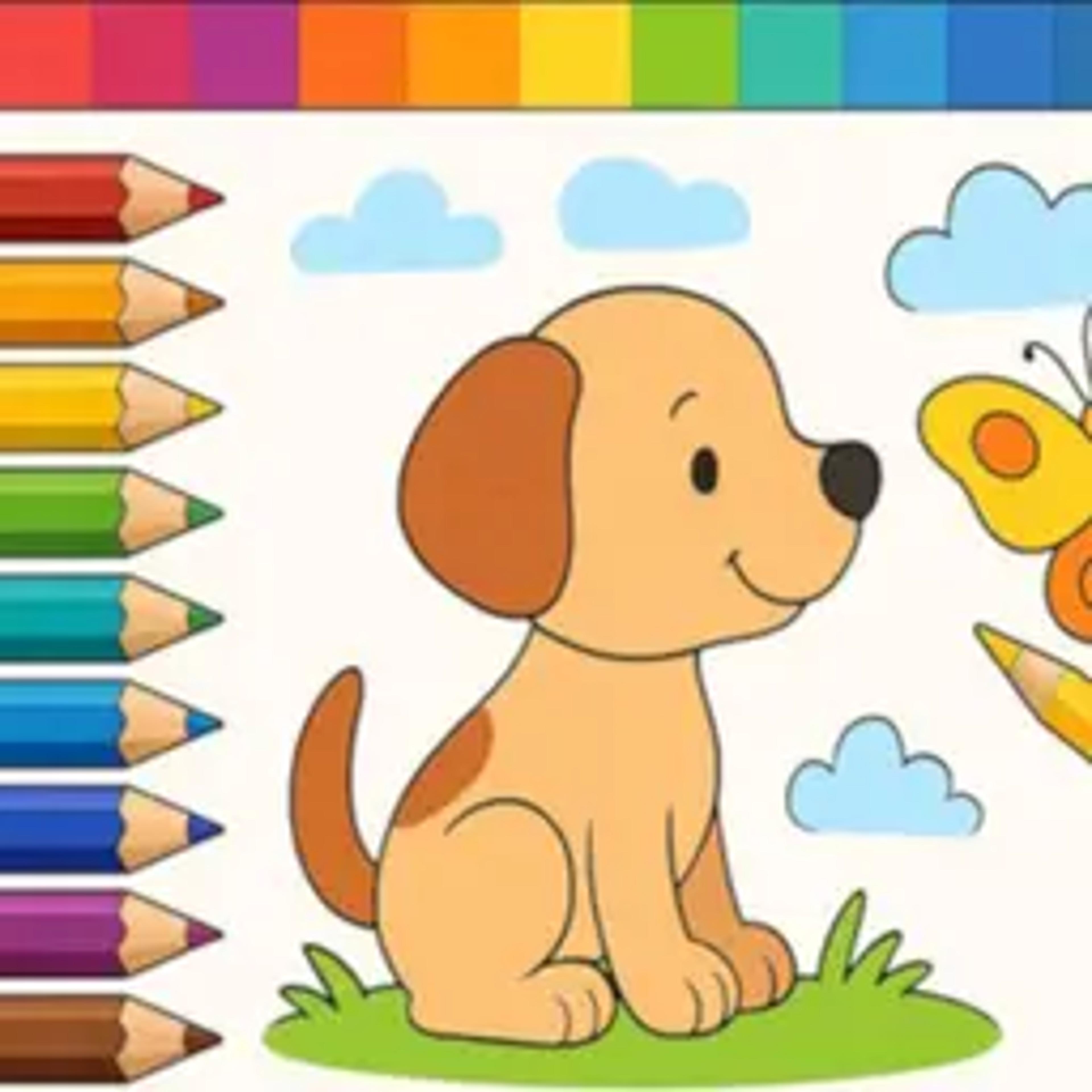 Draw with Pencils Coloring Book!
