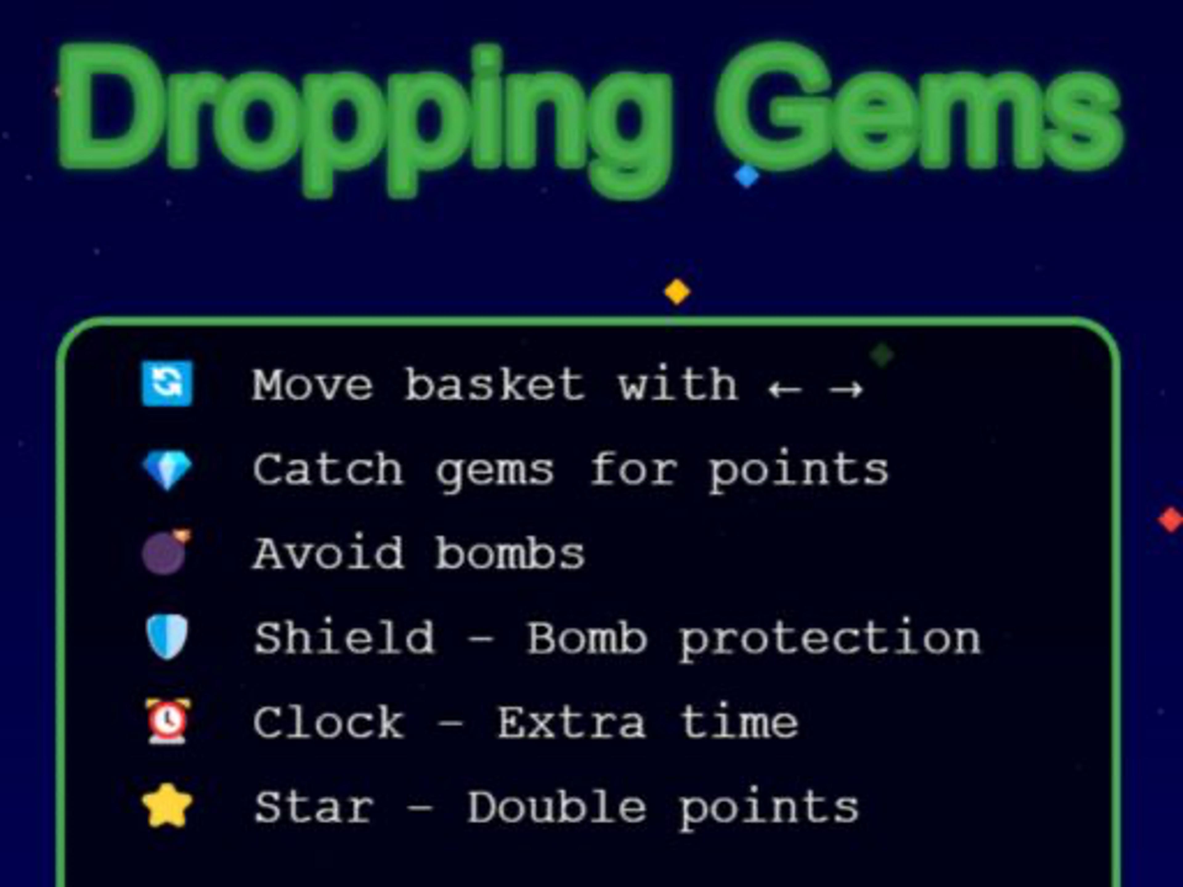 Dropping Gems logo