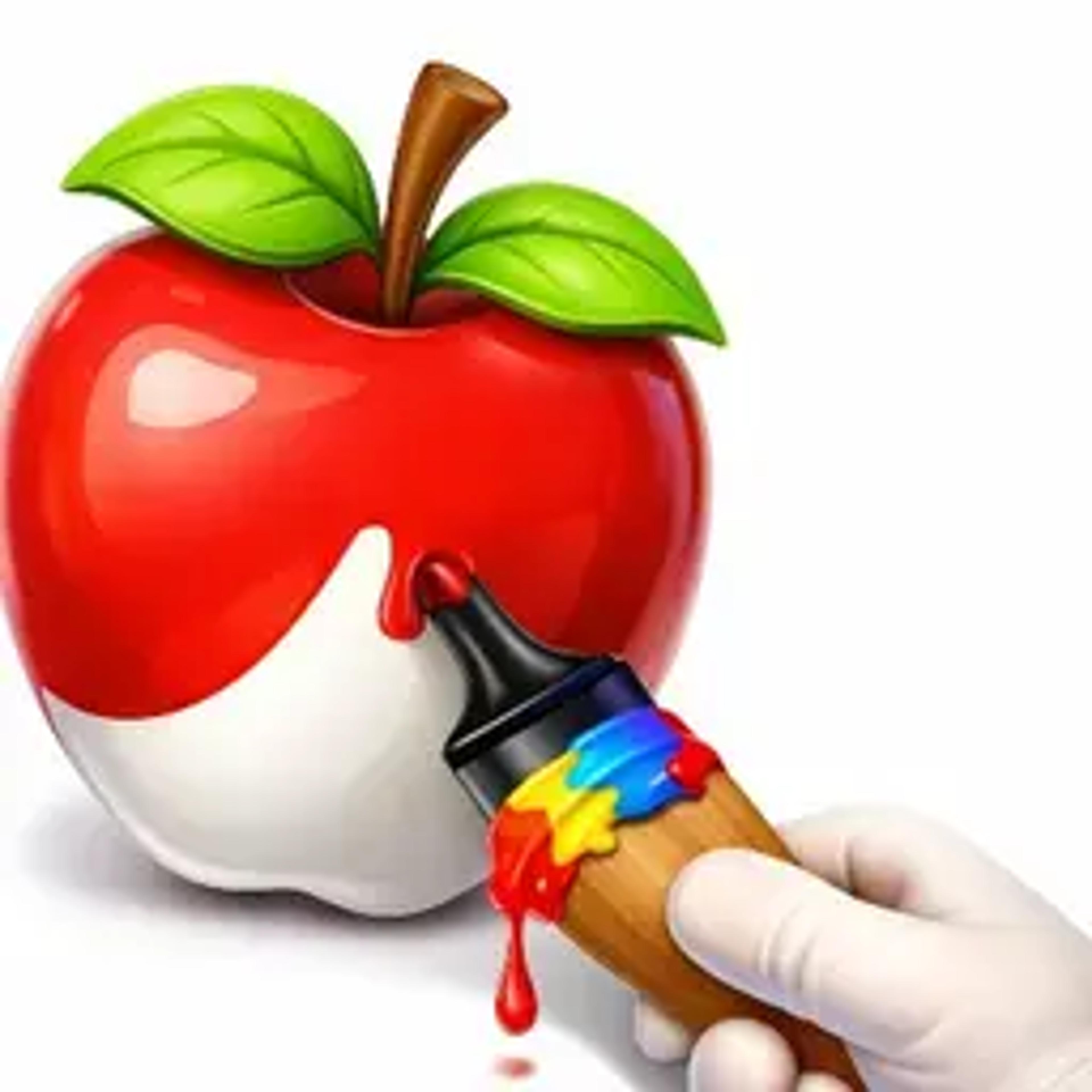 Easy Apple Coloring Book