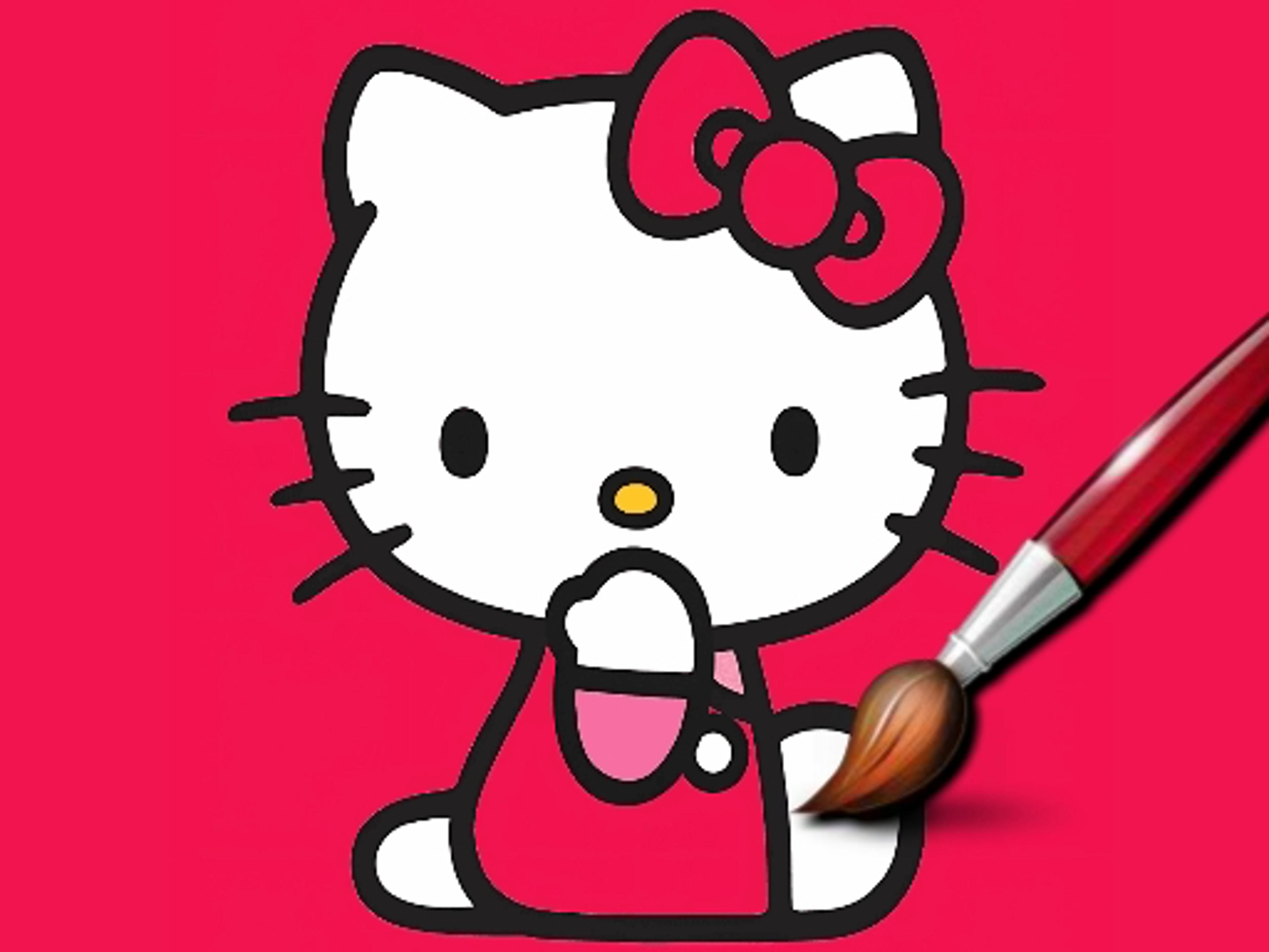 Easy Coloring Kitty logo