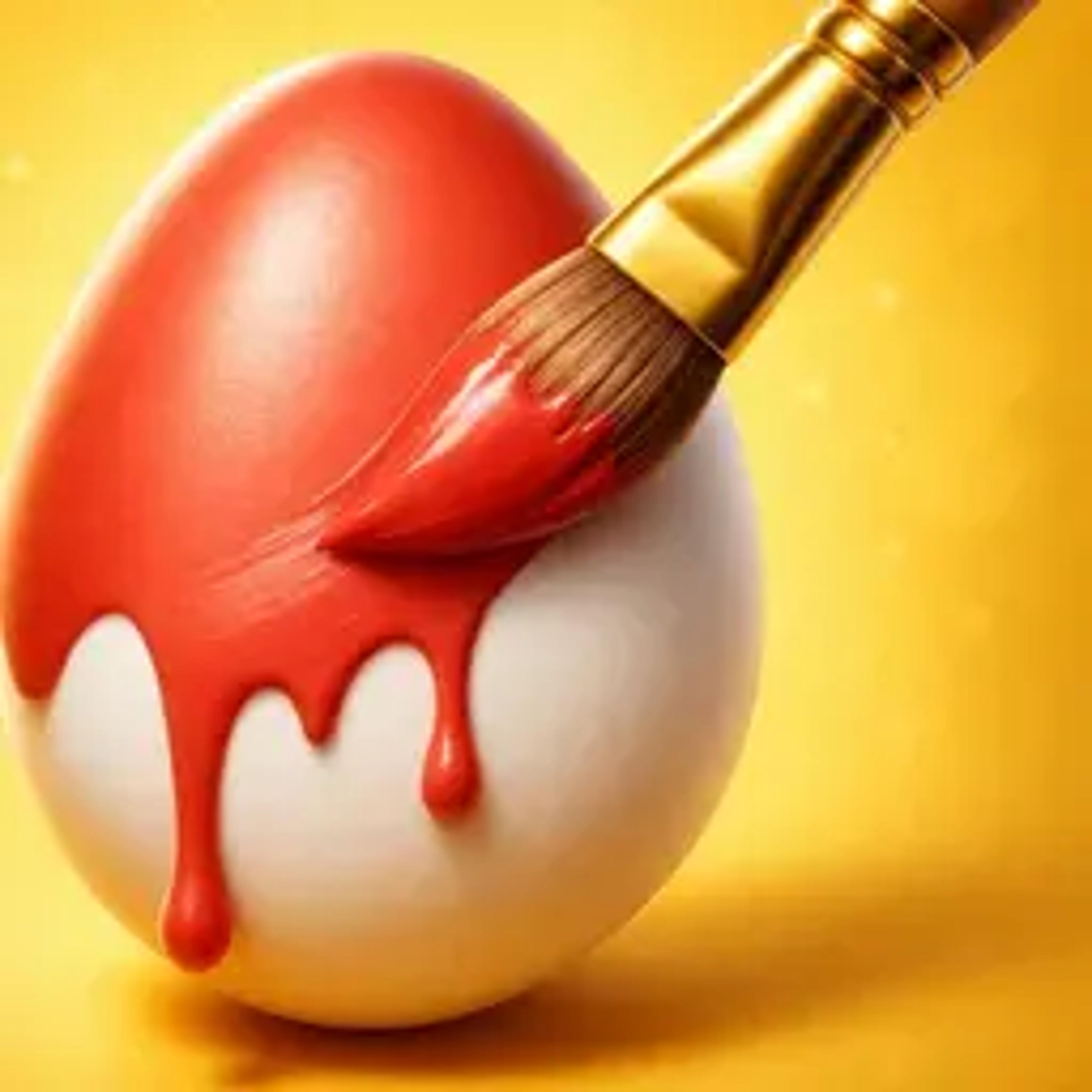 Easy Easter Coloring Eggs