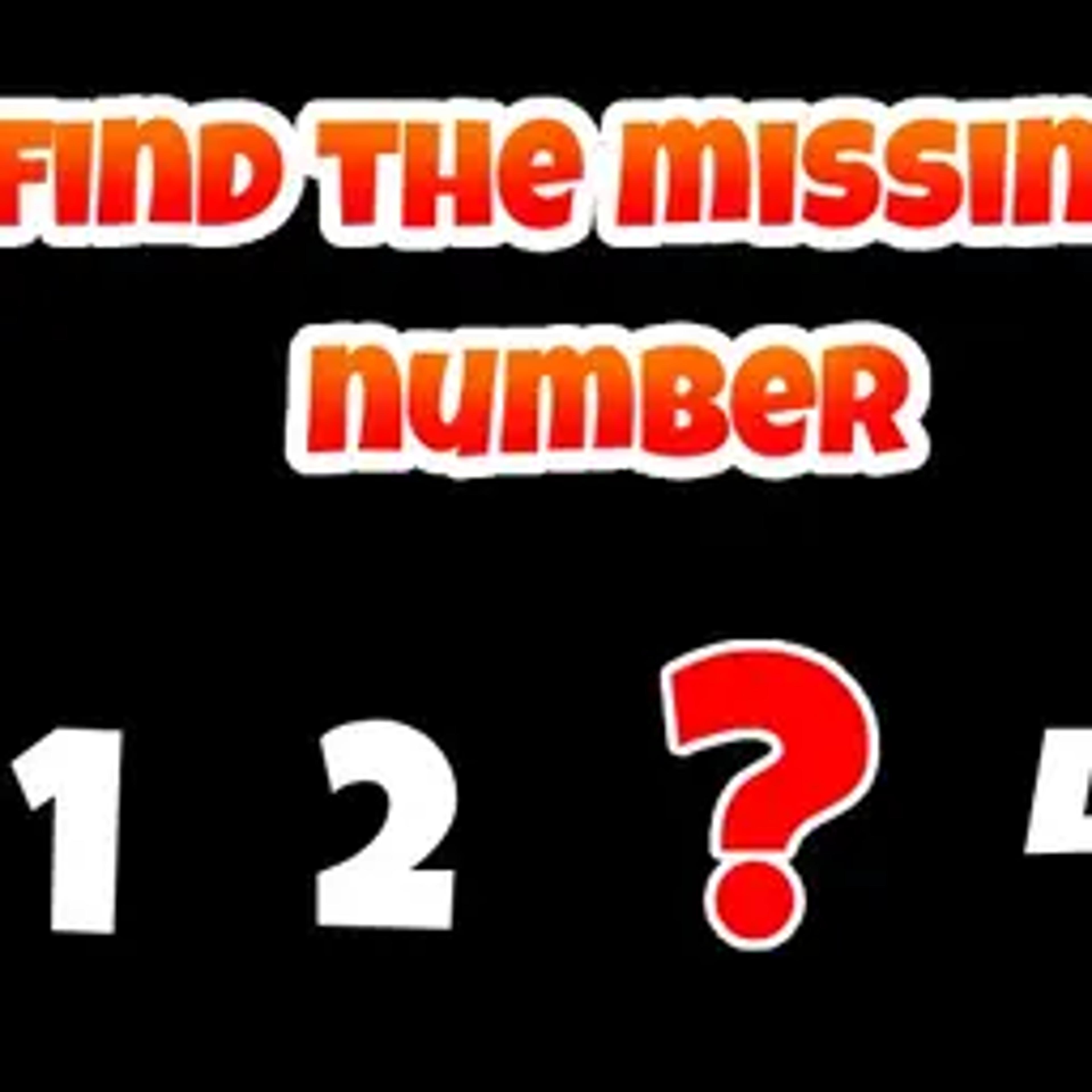 Find the Missing Number