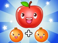Fruit Merge Juicy Drop Fun logo